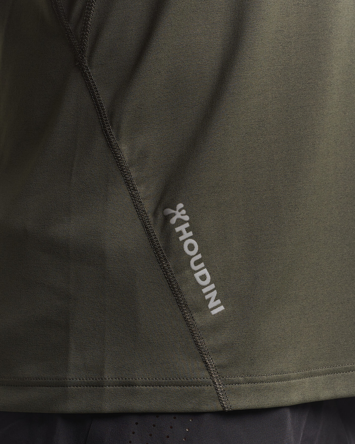 Heren | T-shirts | Houdini | Pace Air T-Shirt Green Illusion