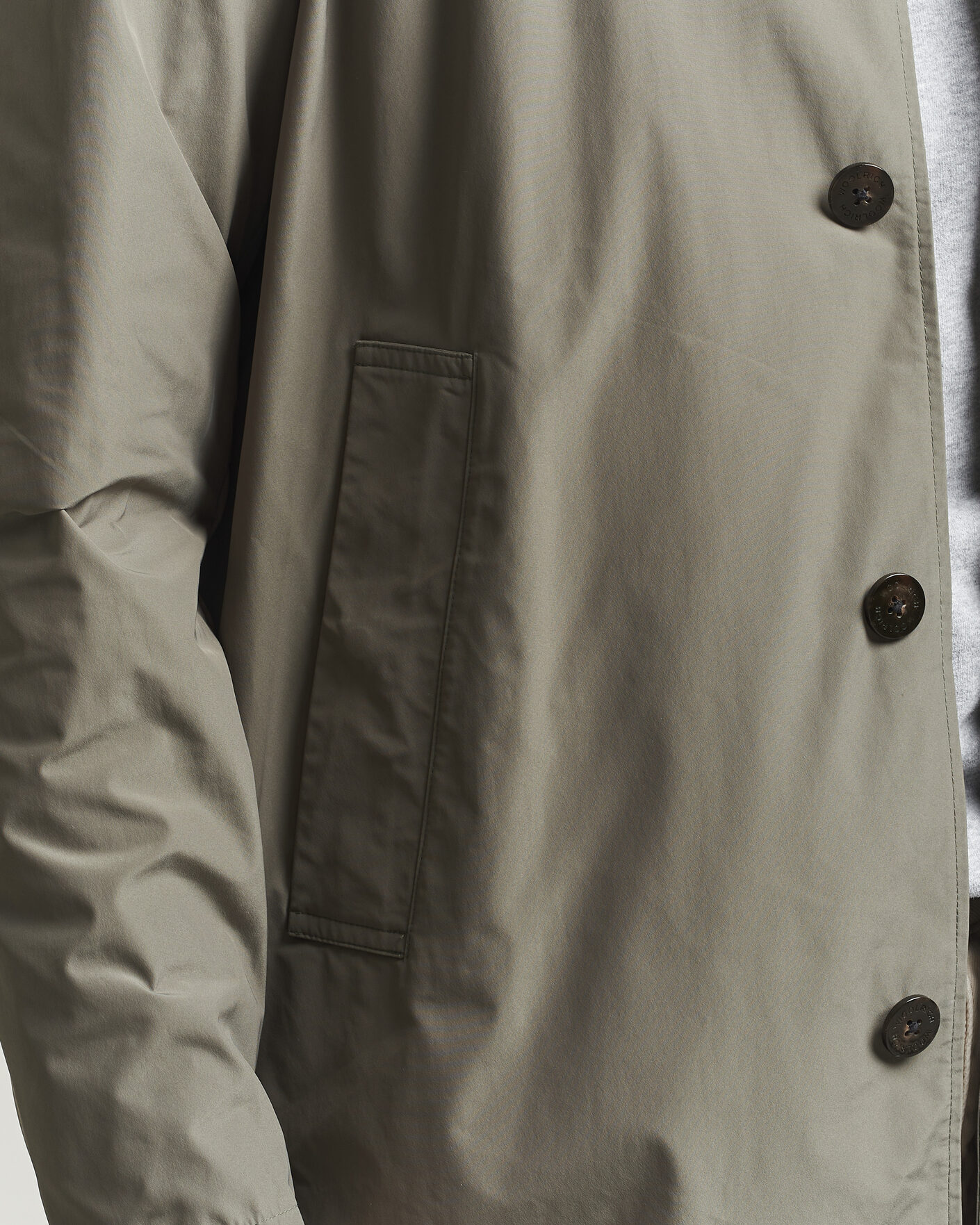 Heren | Jassen | Woolrich | Urban Nylon Water Repelent Carcoat Smokey Olive