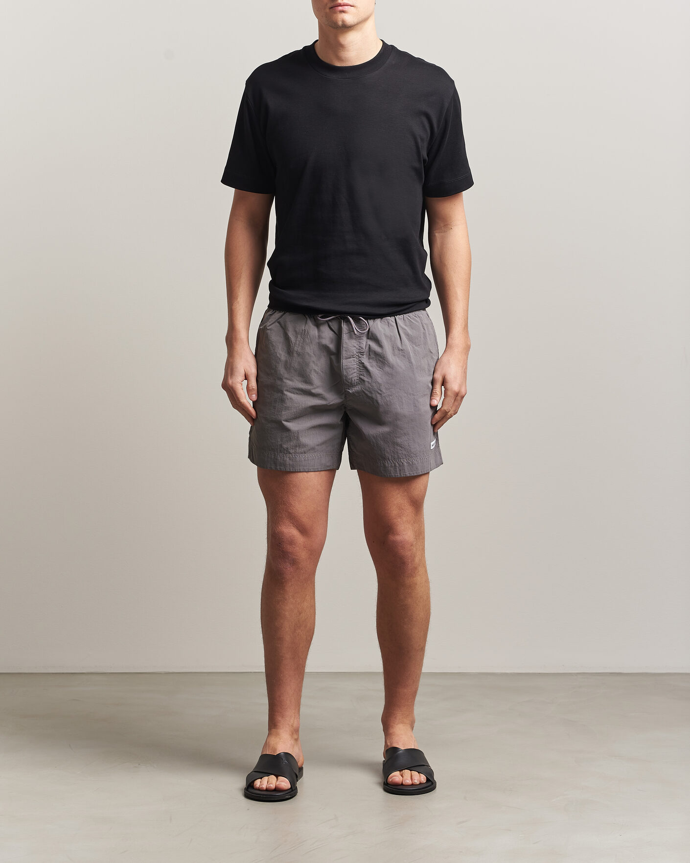 Heren | Zwembroek | Woolrich | Solid Garment Dyed Swimshorts Chark