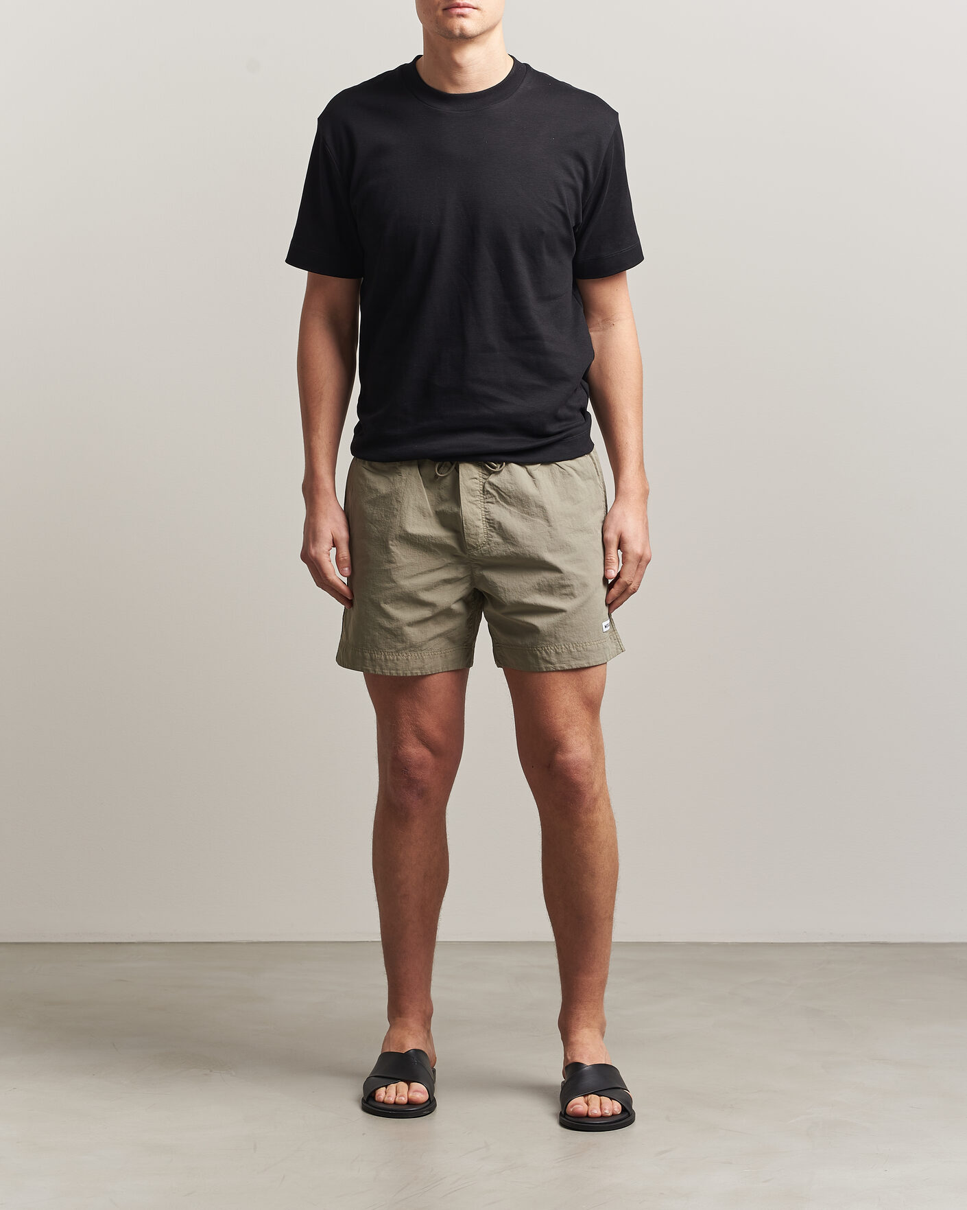Heren | Zwembroek | Woolrich | Solid Garment Dyed Swimshorts Smokey Olive