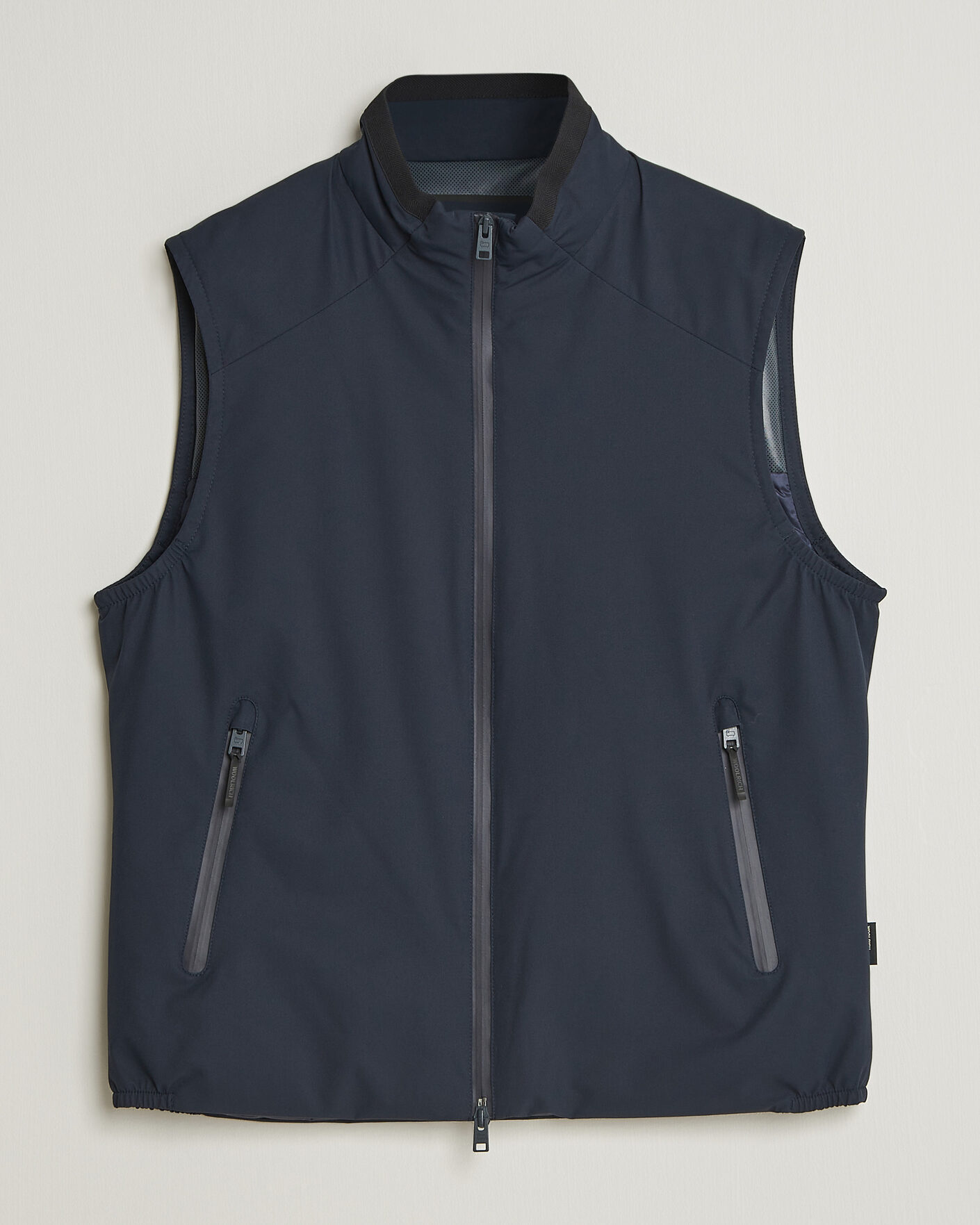 Heren | Gilets | Woolrich | Two Layer Sailing Vest Melton Blue