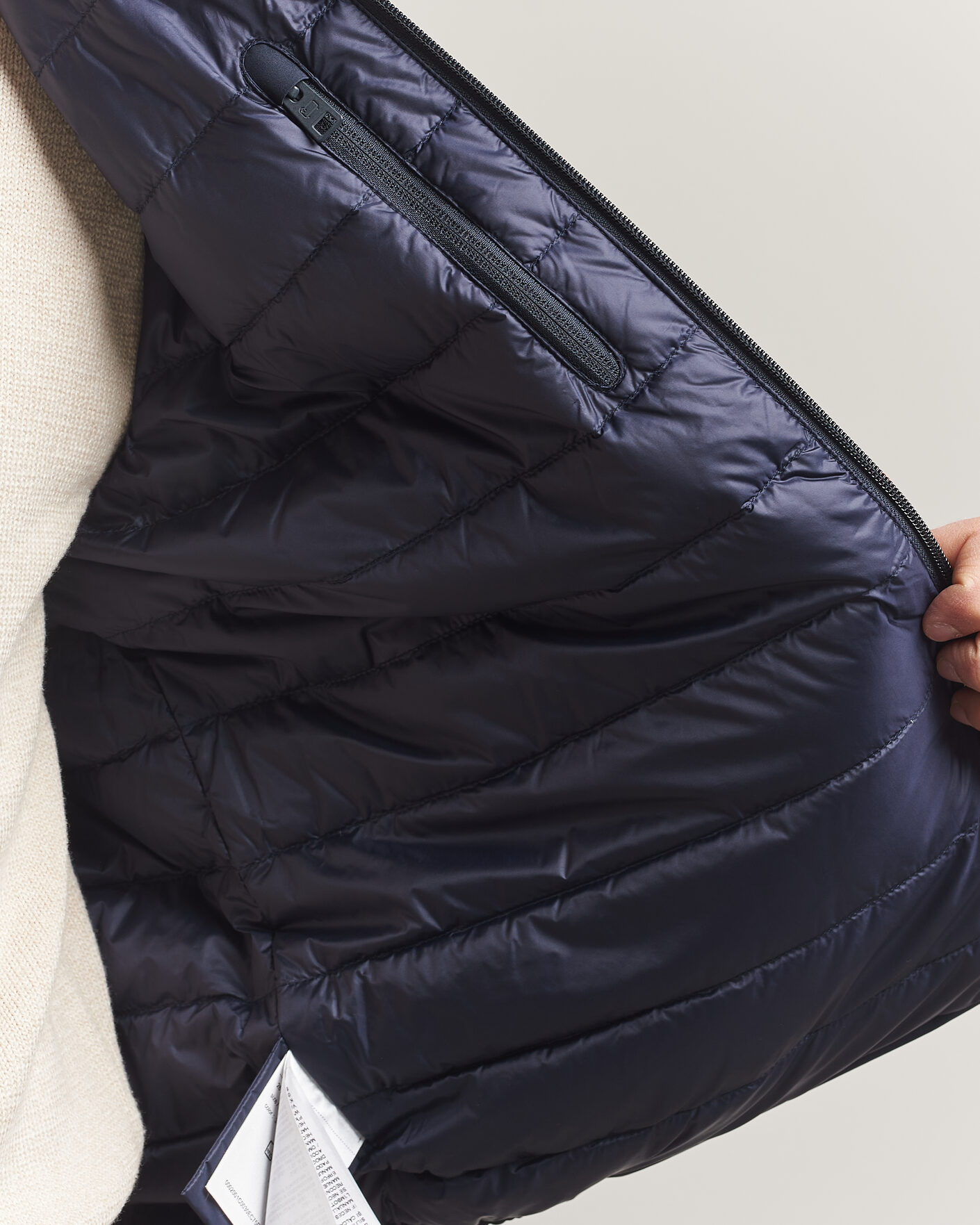 Heren | Gilets | Woolrich | Two Layer Sailing Vest Melton Blue