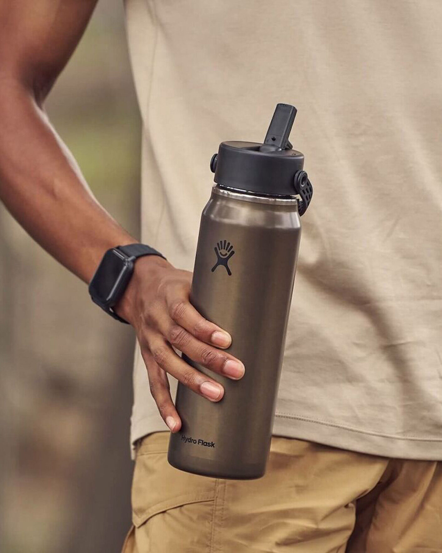 Heren | Outdoor living | Hydro Flask | Lightweight Flex Straw 32oz Bottle Obsidian