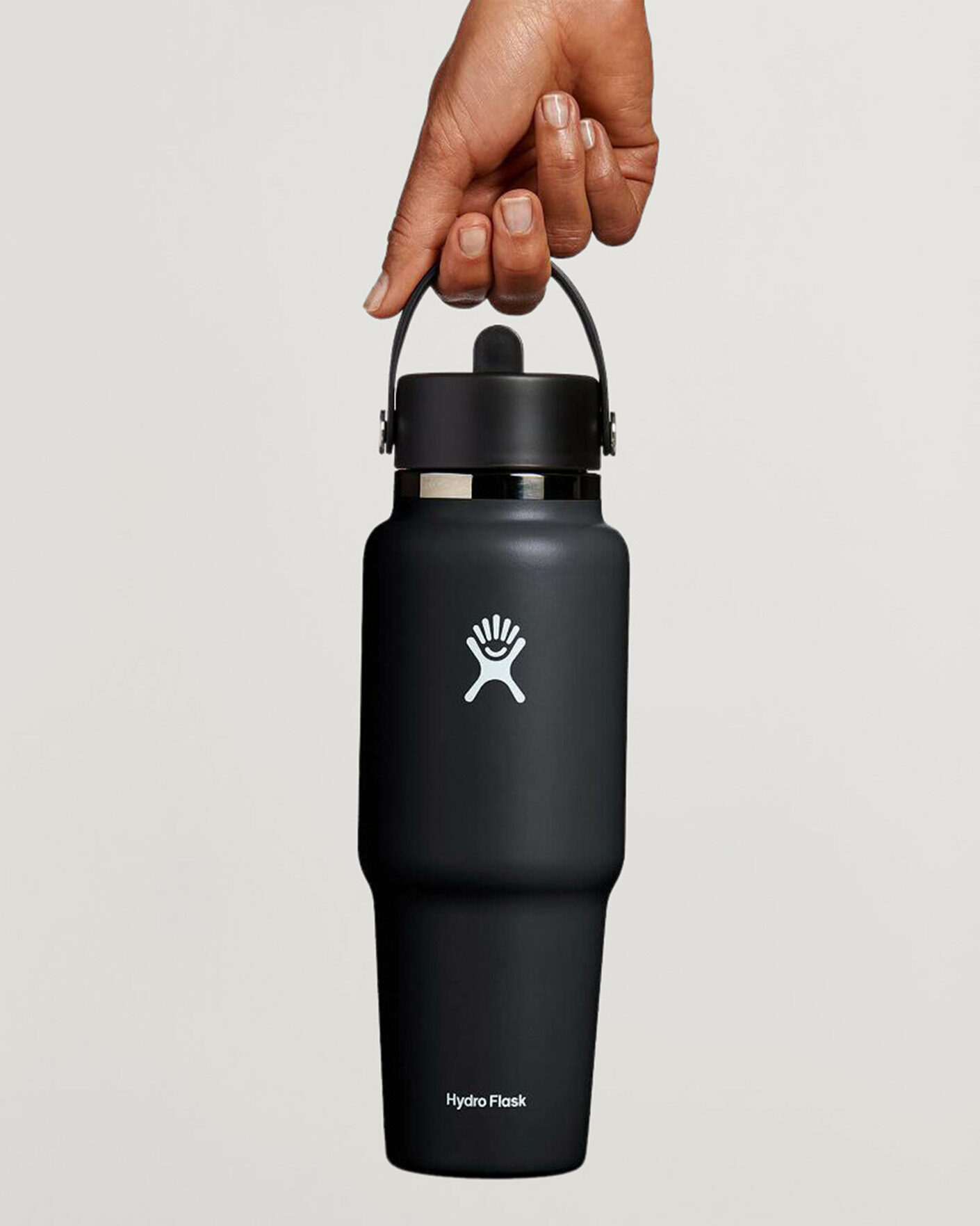 Heren | Outdoor living | Hydro Flask | Travel Bottle Flex Straw Cap 32oz Black