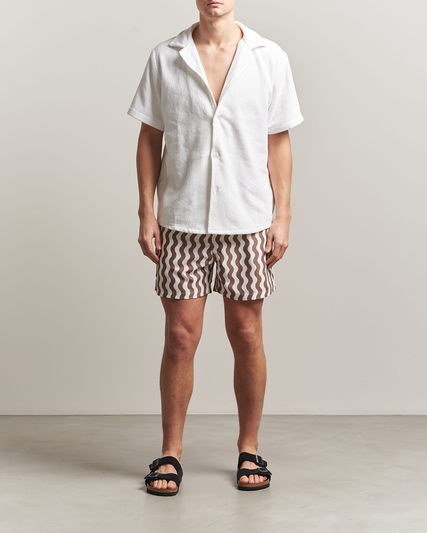 Heren | Zwembroek | OAS | Printed Swimshorts Fine Waver