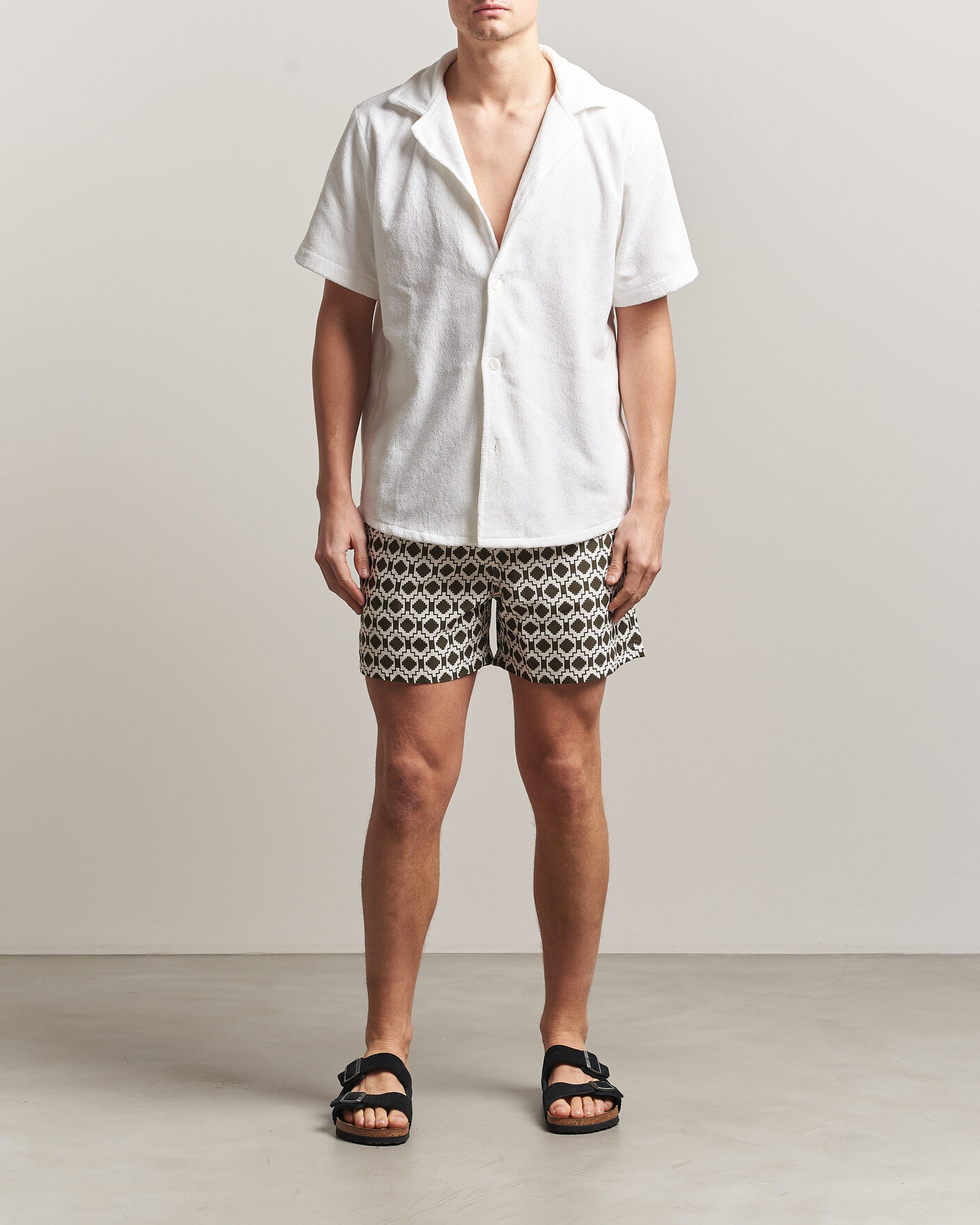 Homme | Maillots De Bain | OAS | Printed Swimshorts Pine Mitu