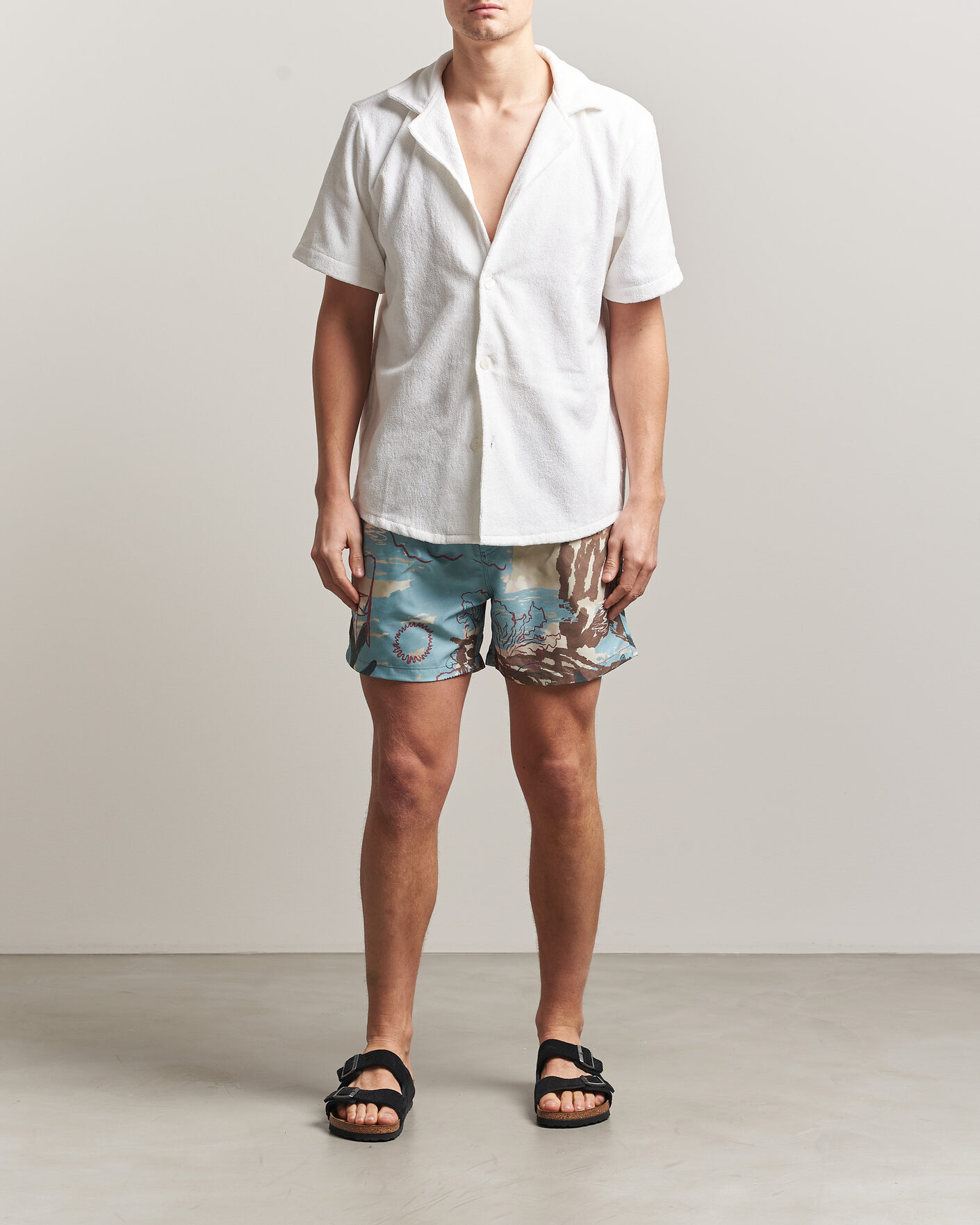 Heren | Zwembroek | OAS | Printed Swimshorts Montara