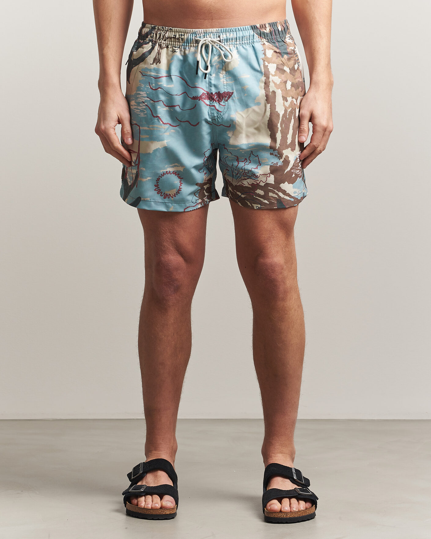 Homme | Maillots De Bain | OAS | Printed Swimshorts Montara