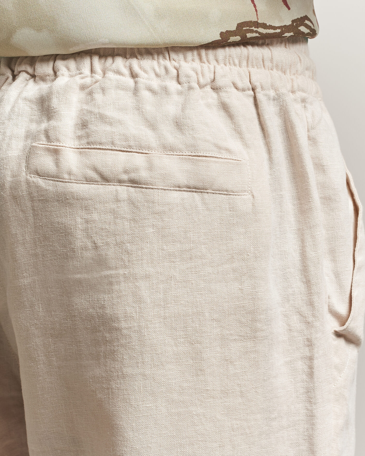 Homme | Pantalons | OAS | Nino Linen Pants Beige