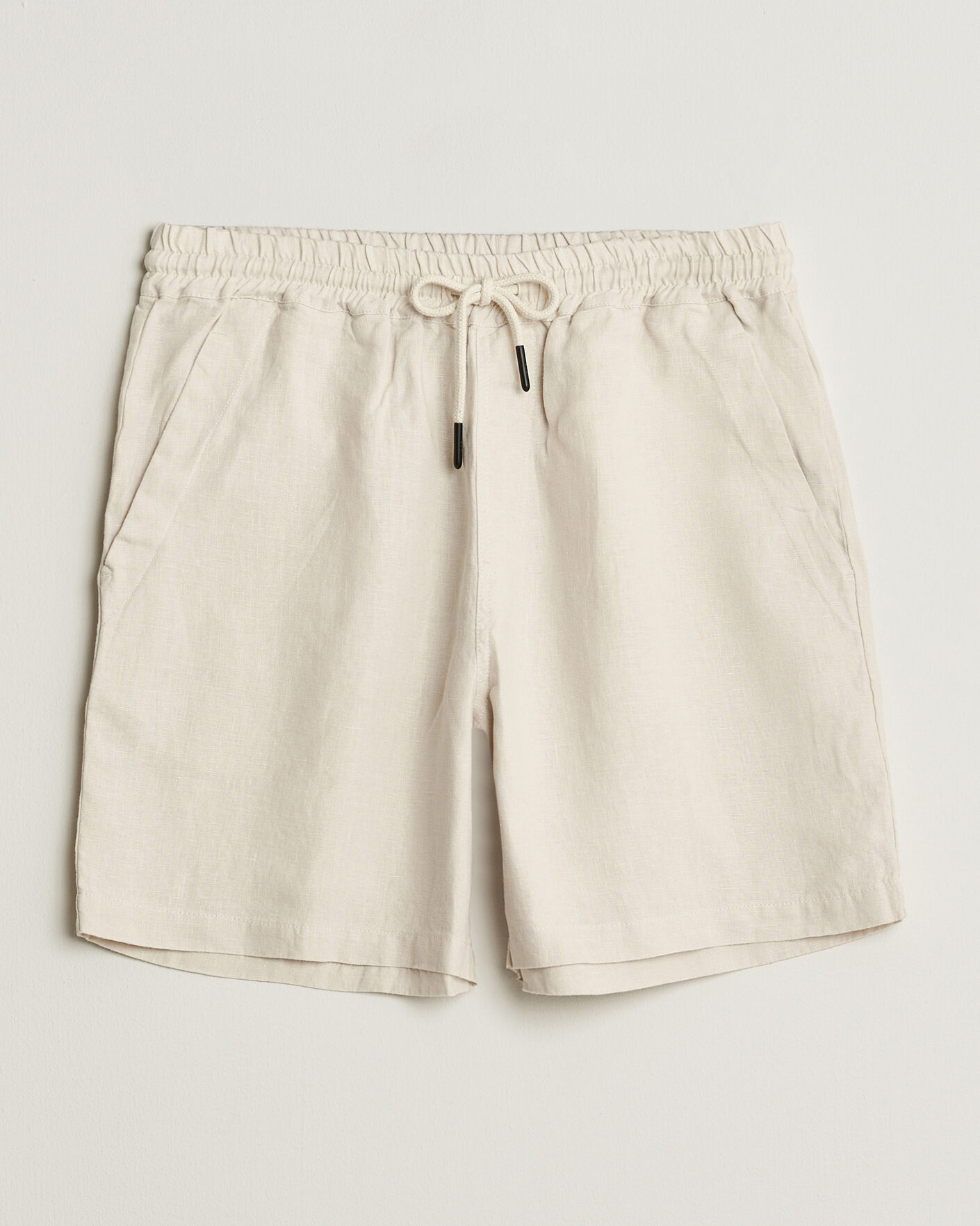 Heren | Korte broek | OAS | Porto Linen Shorts Beige
