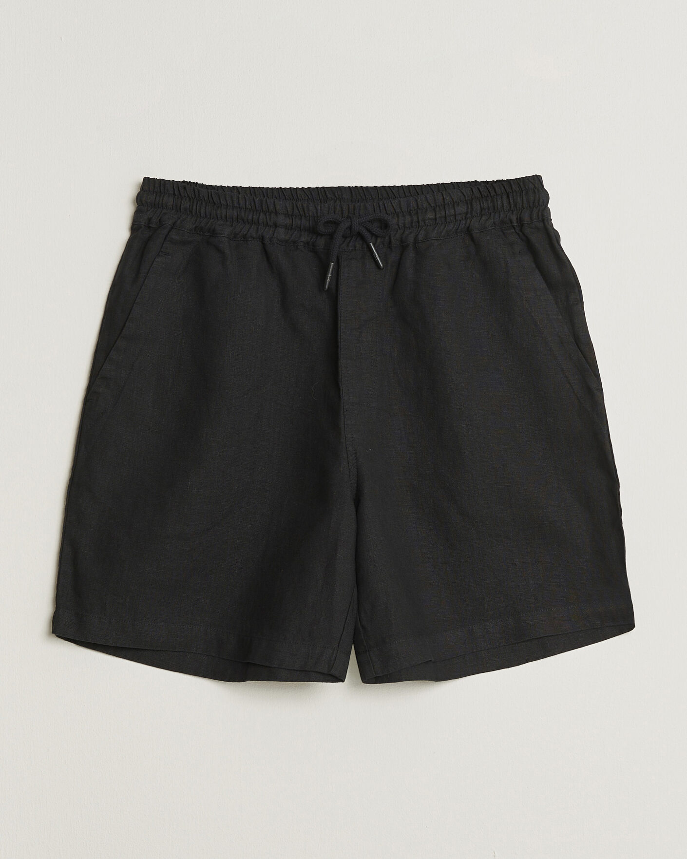Homme | Shorts | OAS | Porto Linen Shorts Black