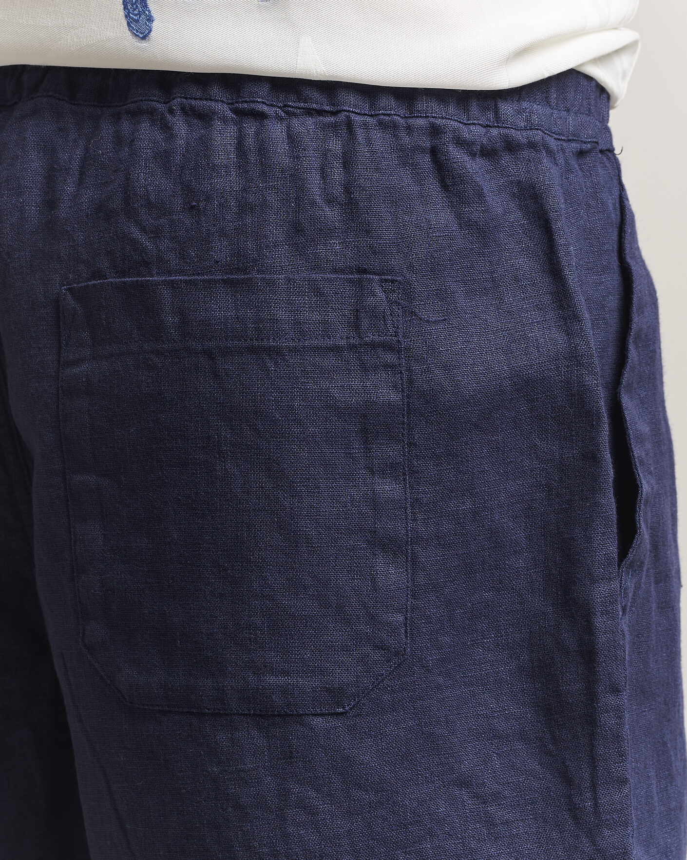 Homme | Shorts | OAS | Porto Linen Shorts Navy