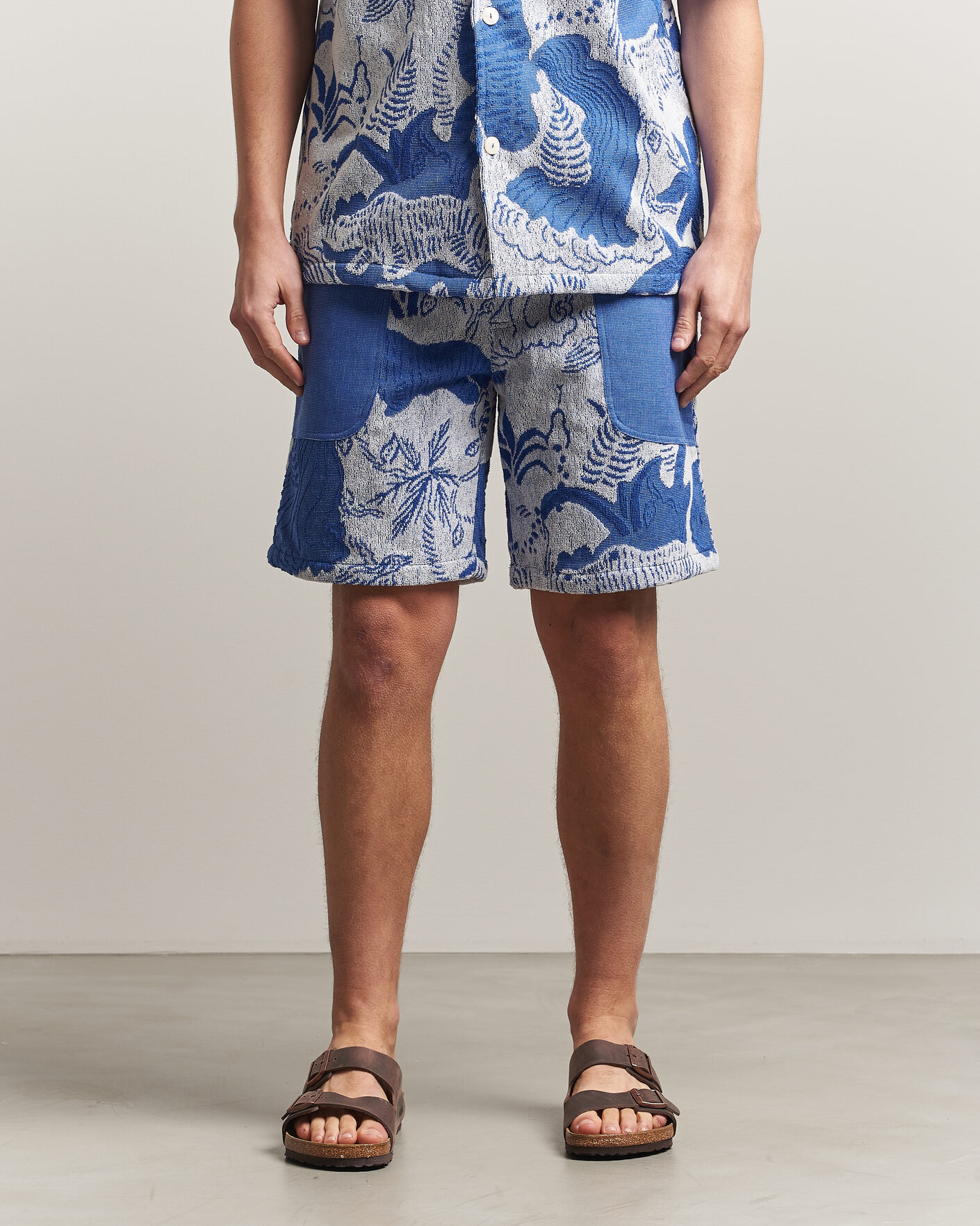 Homme | Shorts | OAS | Nicola Cotton Net Shorts Mystea