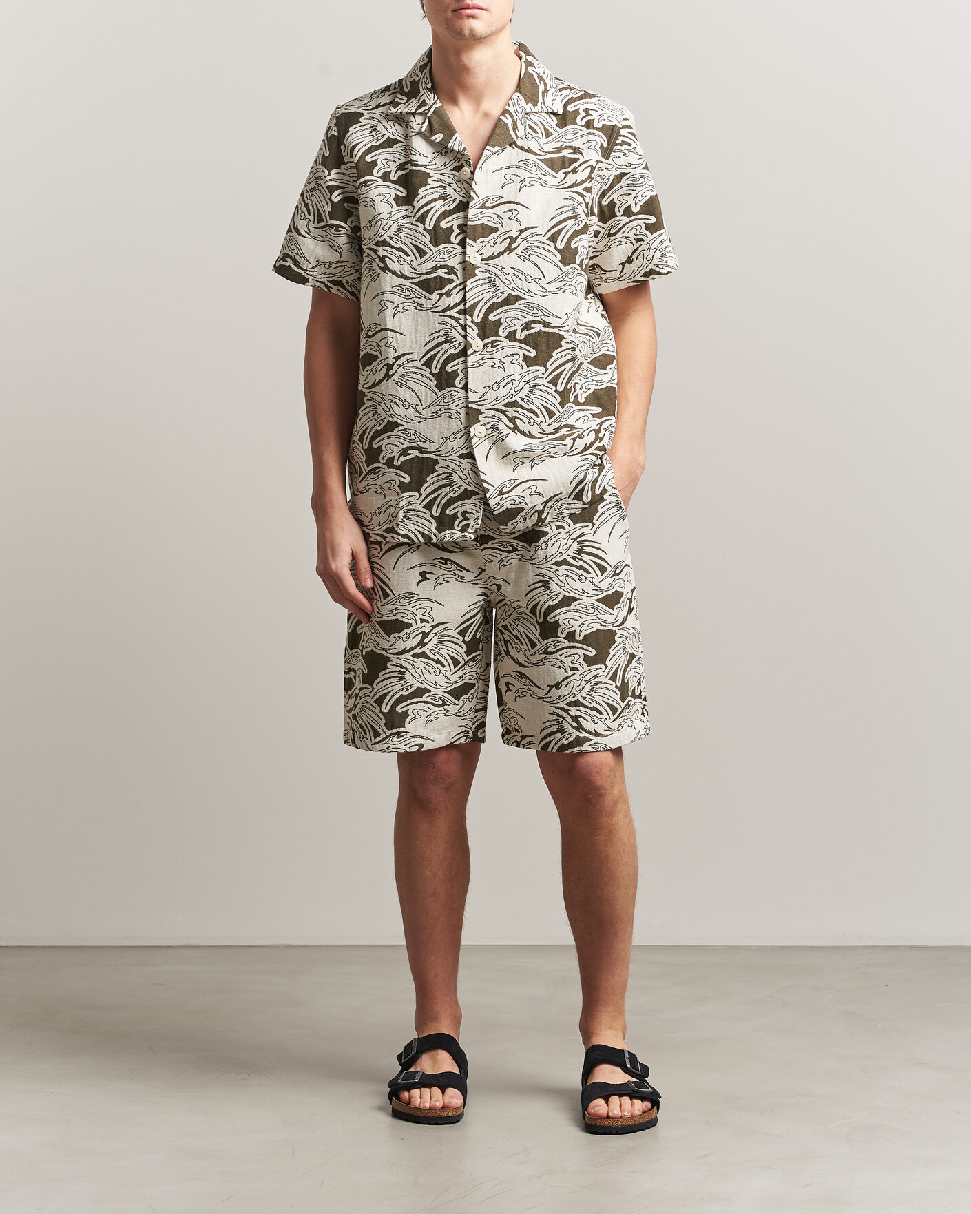 Homme | Shorts | OAS | Nicola Cotton Shorts Rogue Ecru