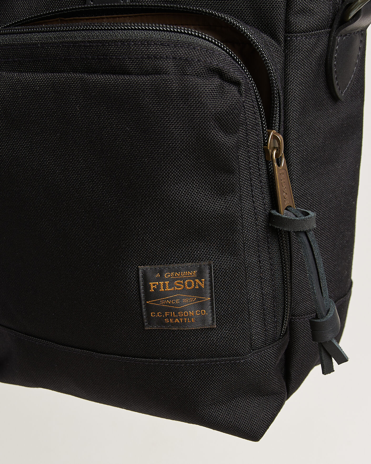 Heren | Tassen | Filson | Dryden Cordura Nylon Briefcase Black