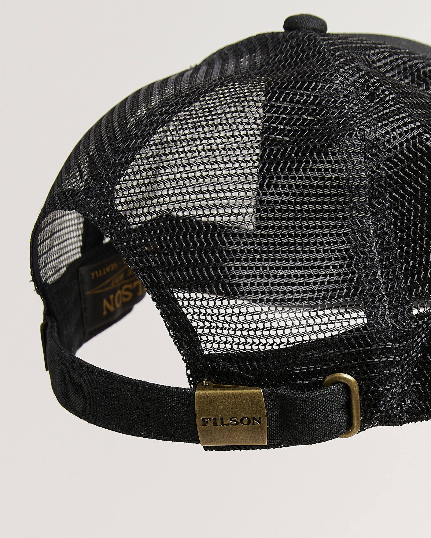 Heren | Hoeden en petten | Filson | Scenic Waxed Logger Mesh Cap Black