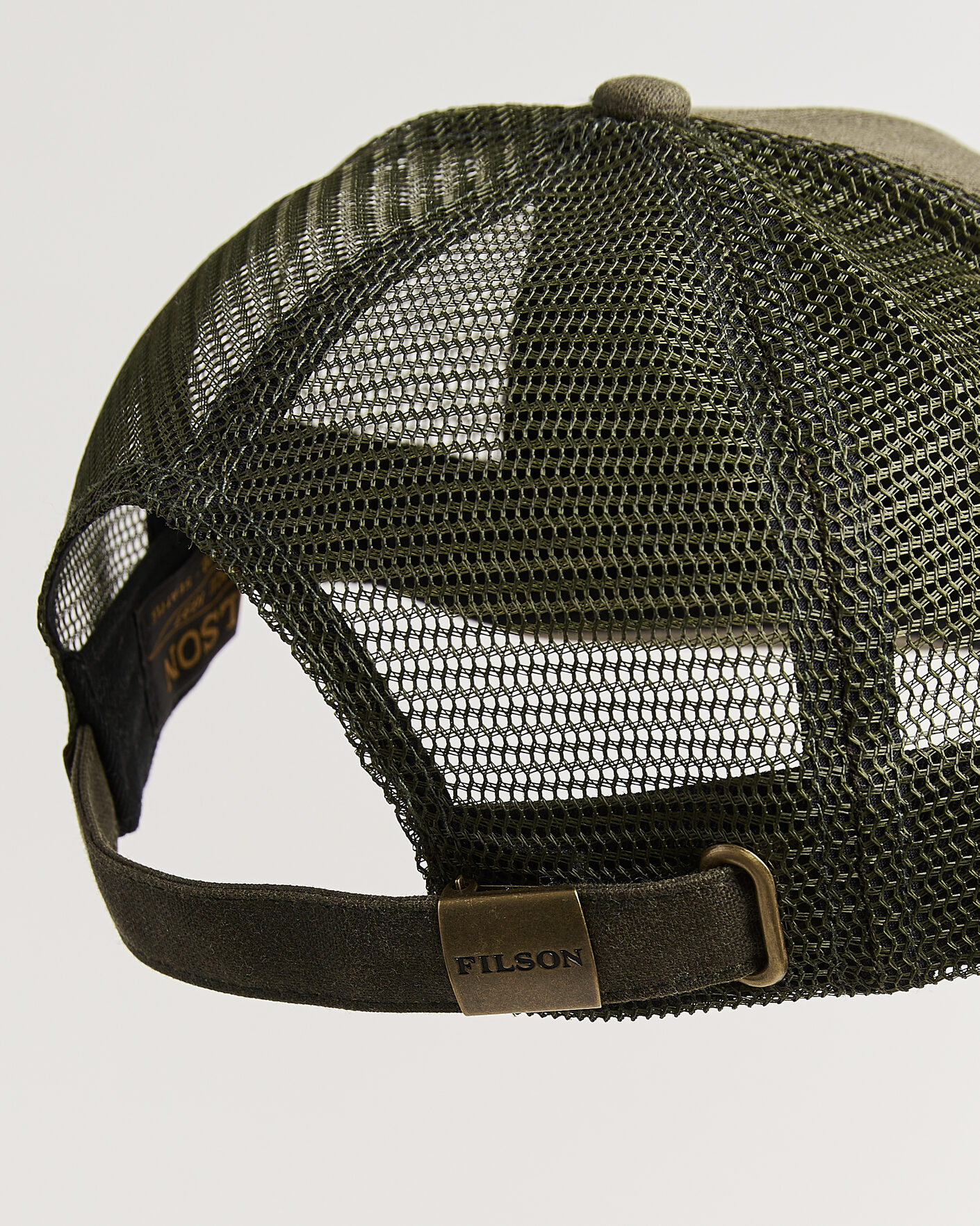 Heren | Hoeden en petten | Filson | Scenic Waxed Logger Mesh Cap Otter Green