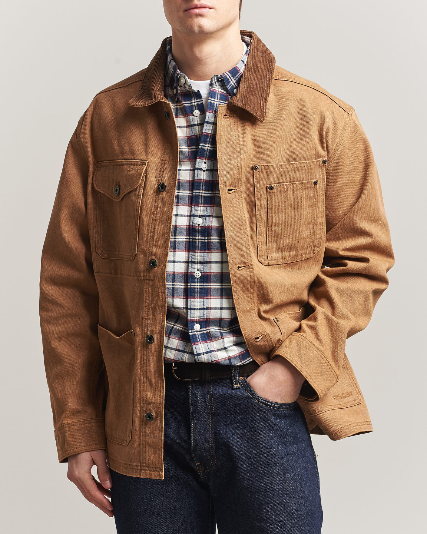 Homme | Manteaux Et Vestes | Filson | Rustic Canvas Barn Coat Whiskey
