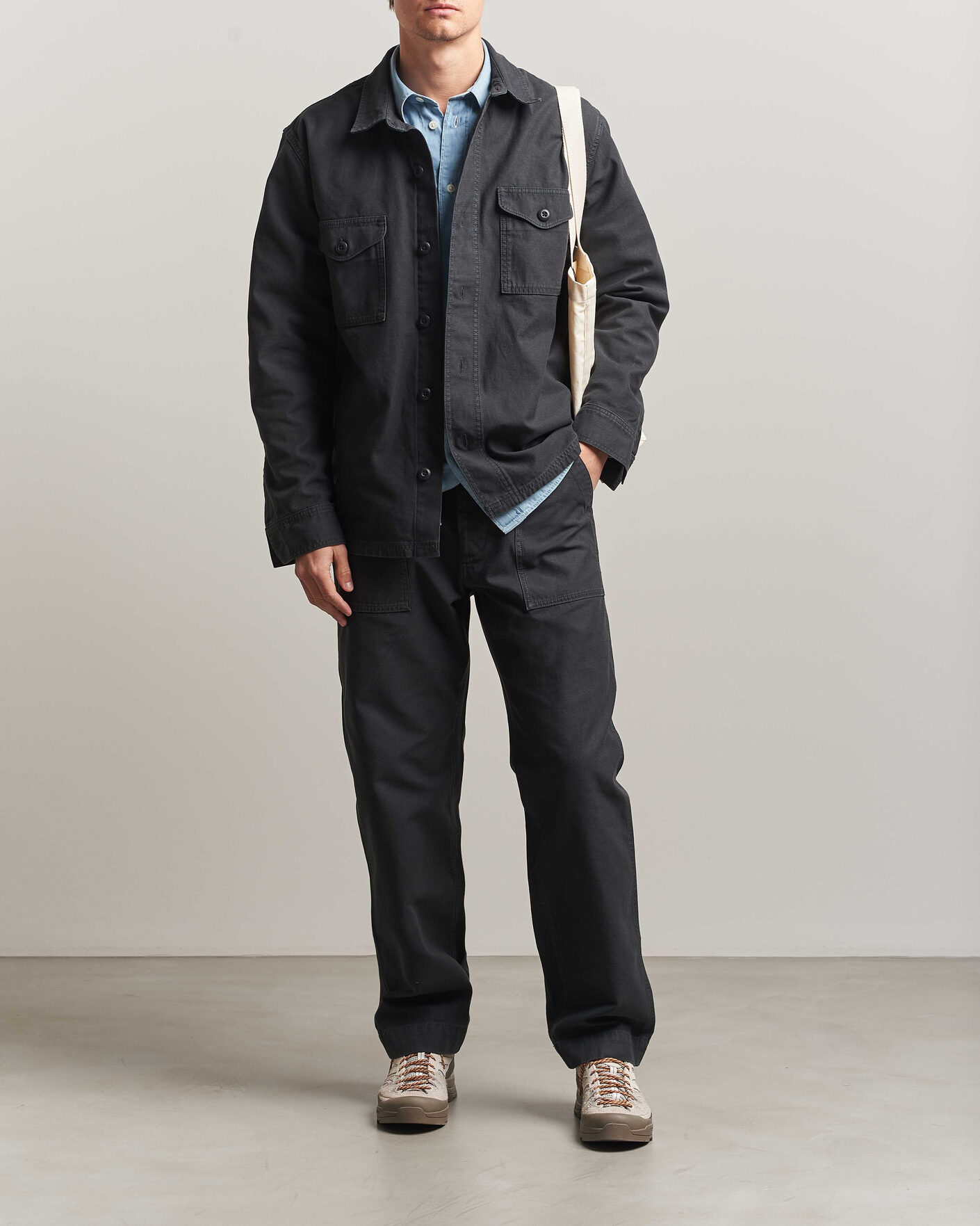 Heren | Broeken | Filson | Field Supply Pants Washed Faded Black