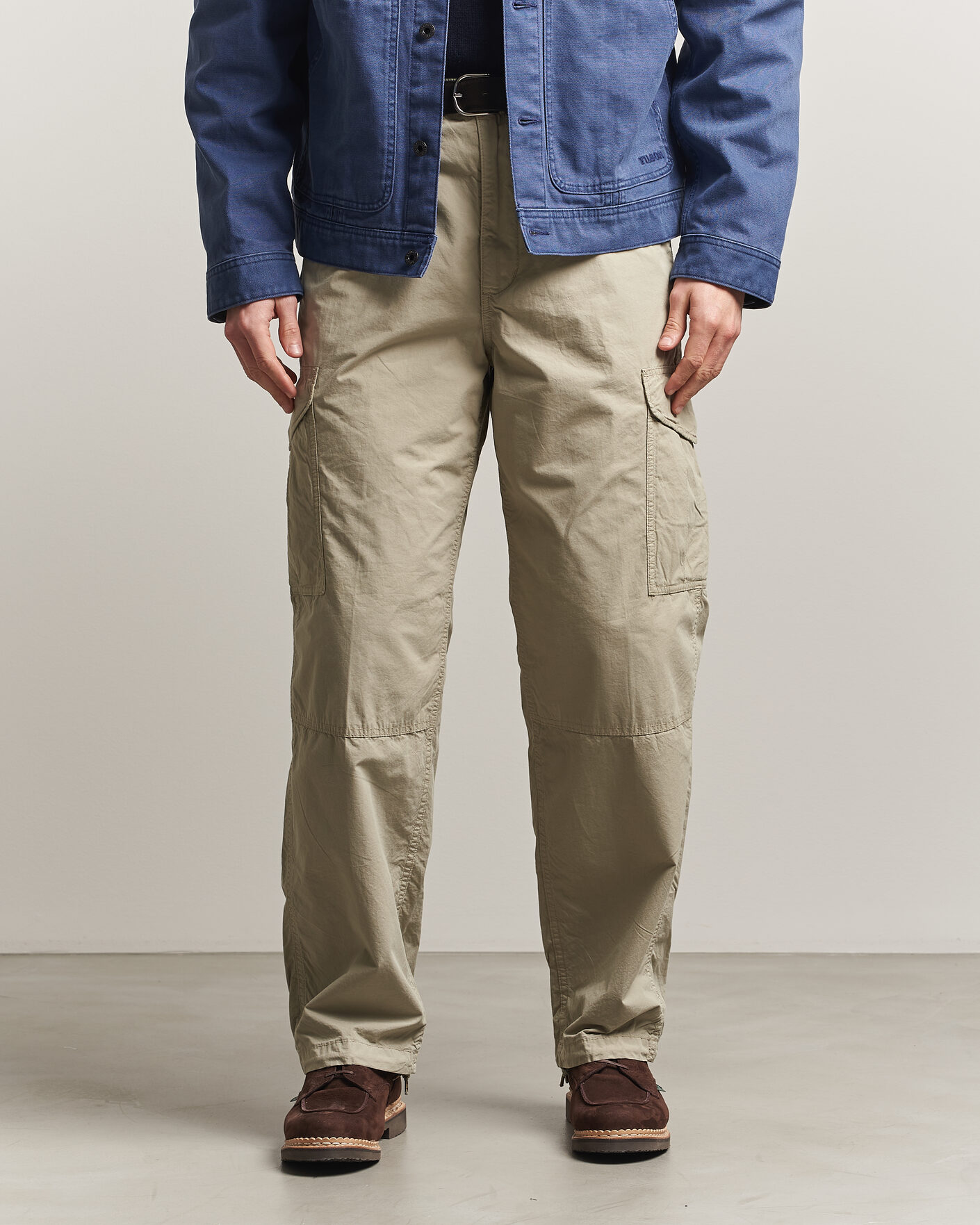 Heren | Broeken | Filson | Tropical Poplin Cargo Pants Dried Sage
