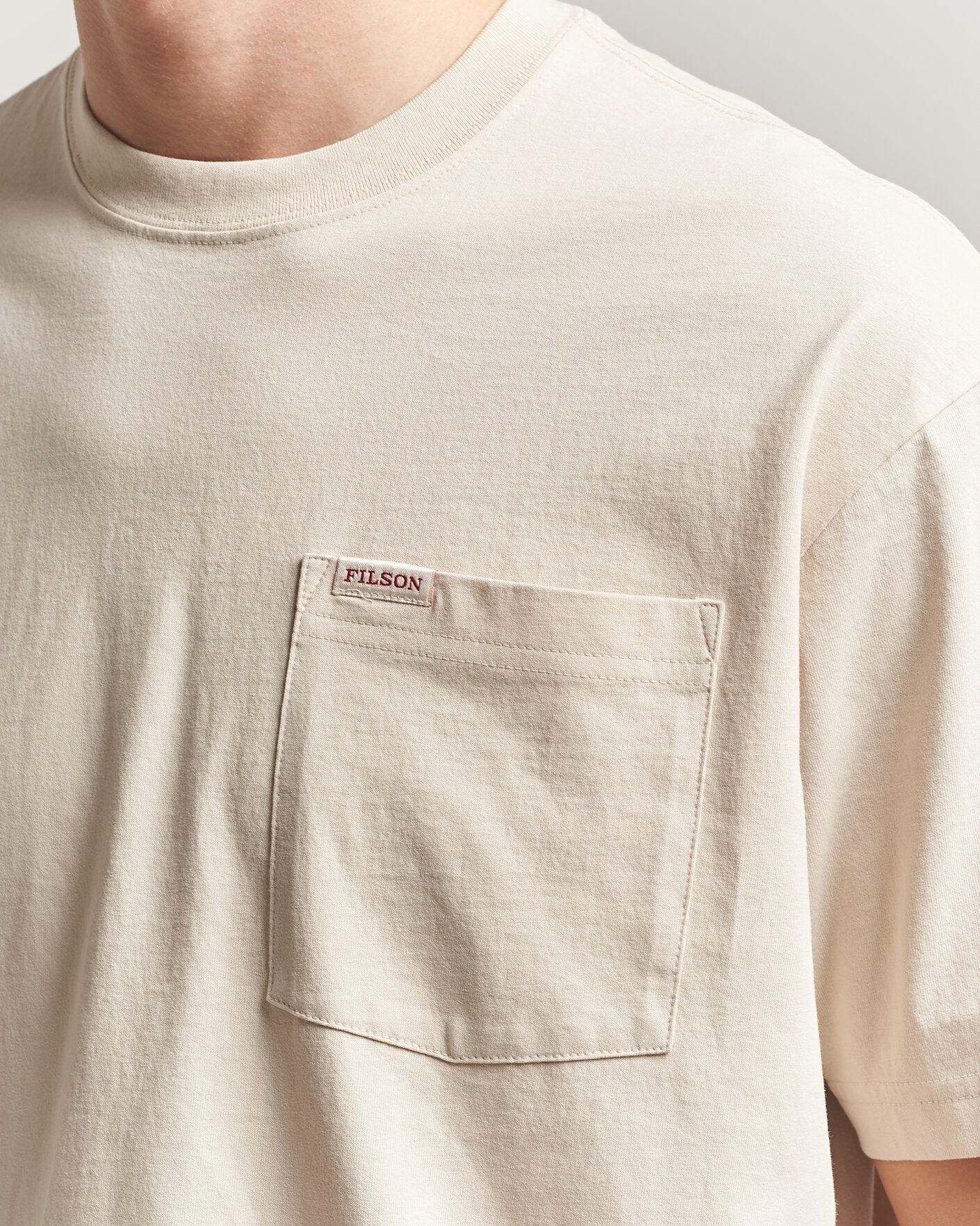 Homme | T-shirts | Filson | Pocket T-Shirt Natural