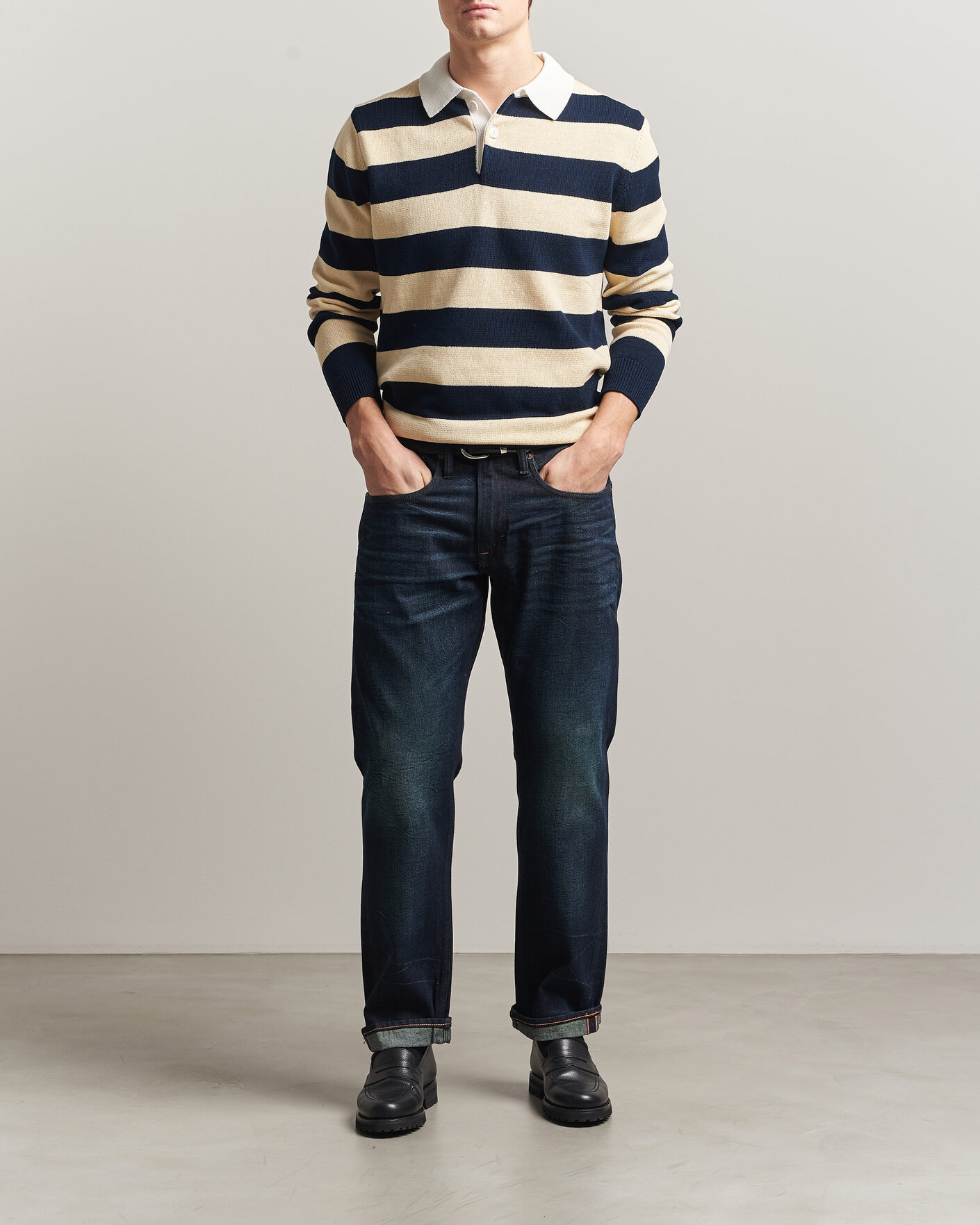Homme | Jeans | -1 Nordic Denim | Regular Fit Selvedge Jeans Connoisseur Blue