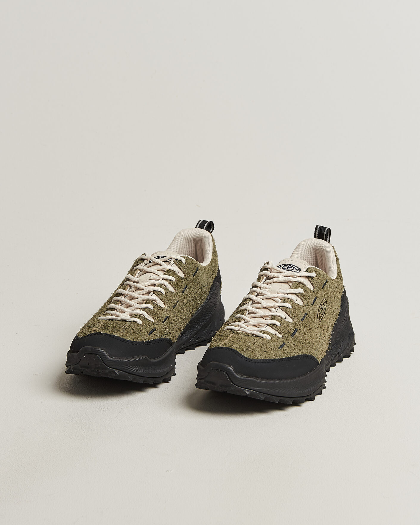 Homme | Chaussures de trail | KEEN | Jasper Zionic Suede Sneaker Dark Olive