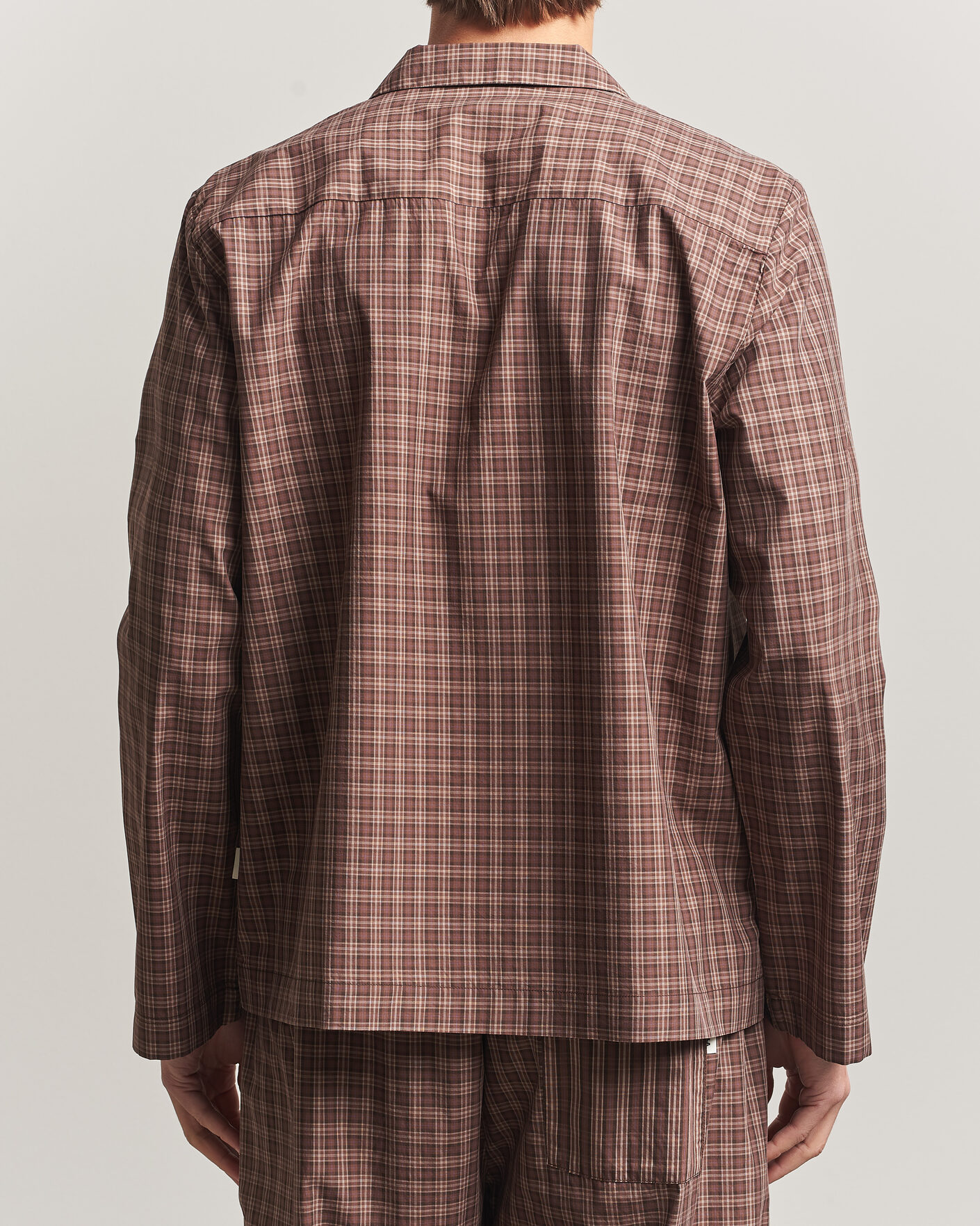 Homme | Peignoirs Et Pyjamas | Tekla | Fine Twill Pyjama Shirt Serra Checks