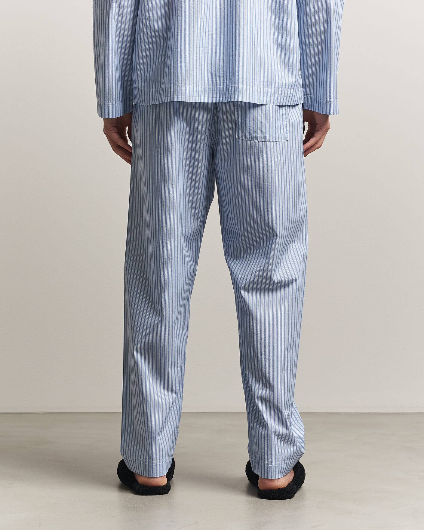 Heren | Pyjama's en gewaden | Tekla | Fine Twill Pyjama Pants Cooper Stripes