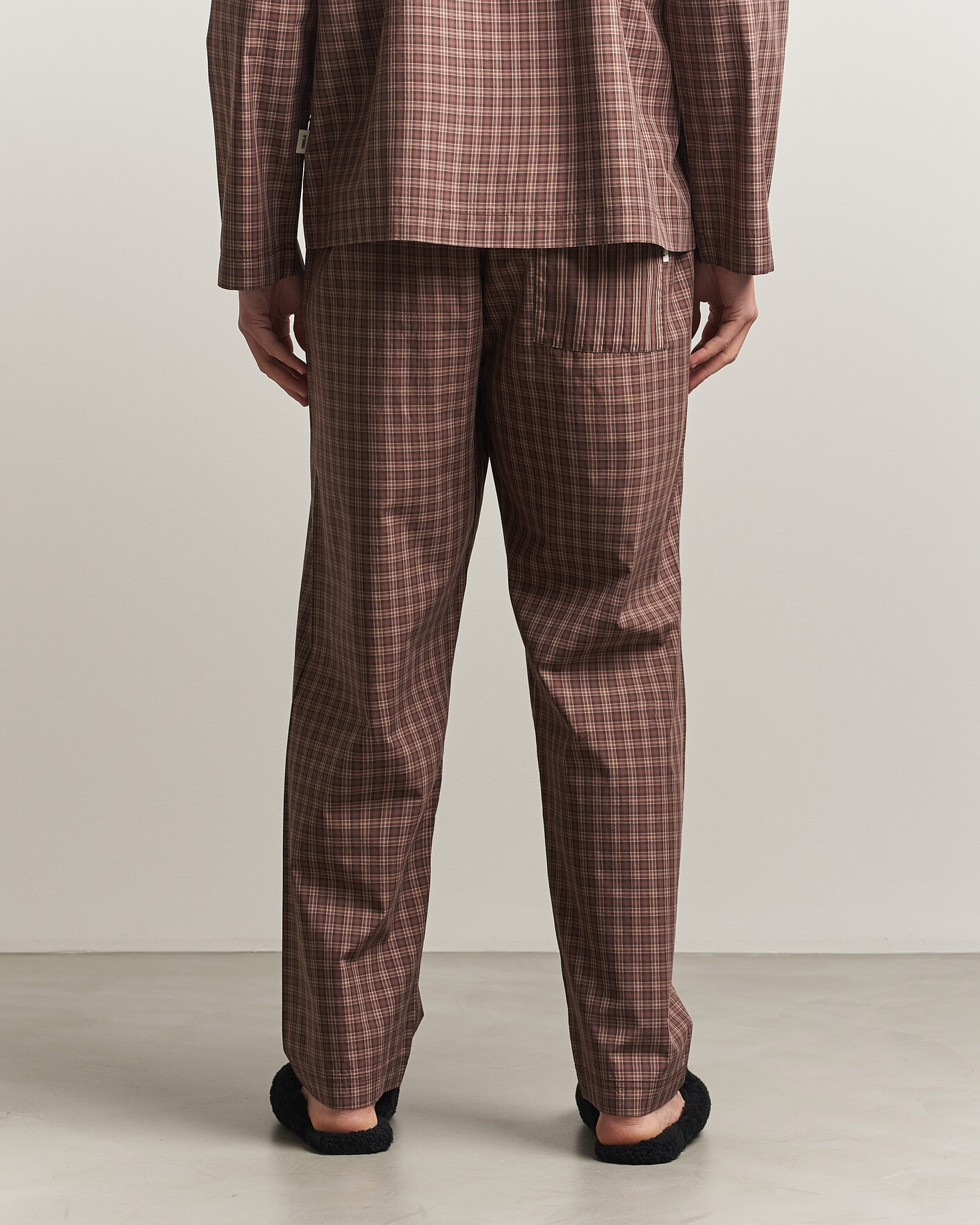 Heren | Pyjama's en gewaden | Tekla | Fine Twill Pyjama Pants Serra Checks