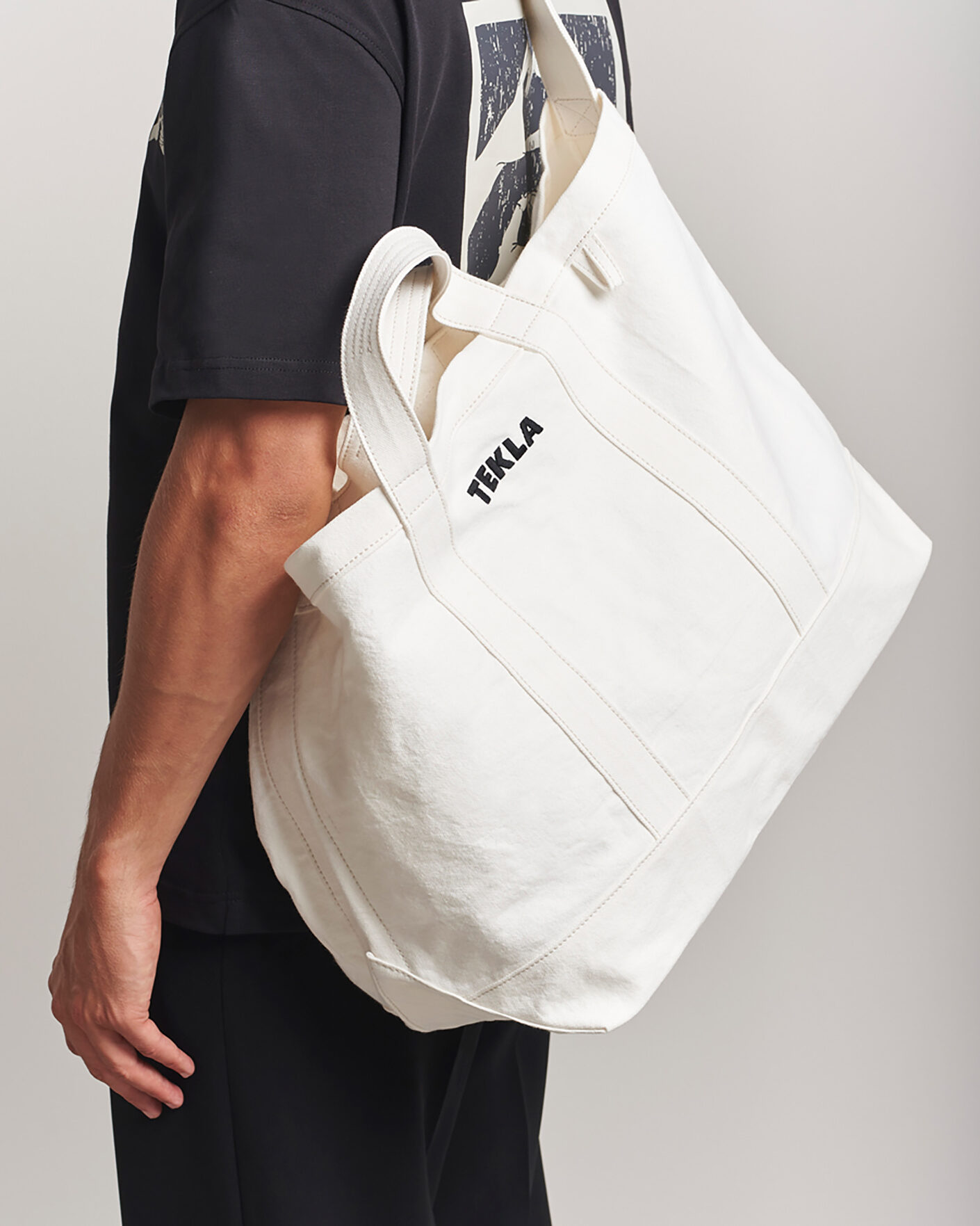 Heren | Tassen | Tekla | Beach Bag Ivory