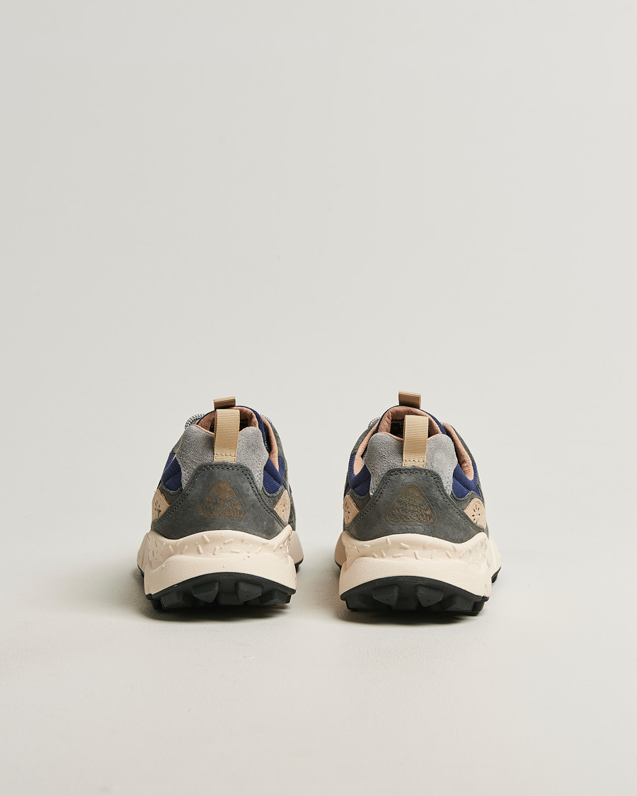 Heren | Sneakers | Flower Mountain | Yamano 3 Suede/Canvas Sneaker Blue/Grey
