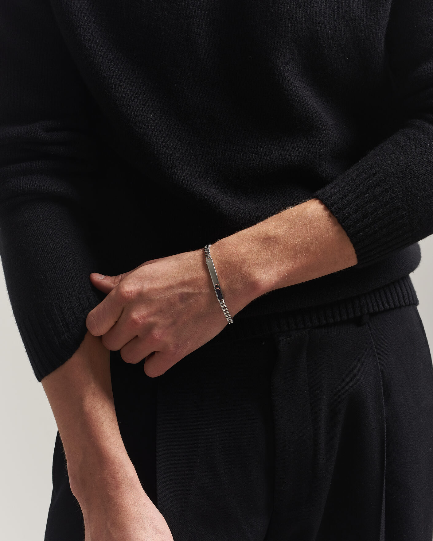 Homme | Bijoux | Tom Wood | ID Bracelet Silver