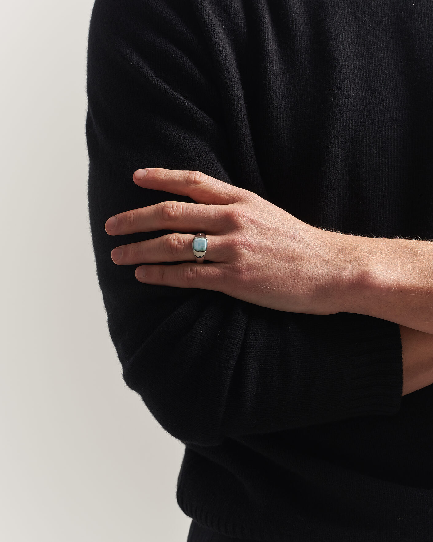 Homme | Bijoux | Tom Wood | Kay Ring Ice Blue Silver