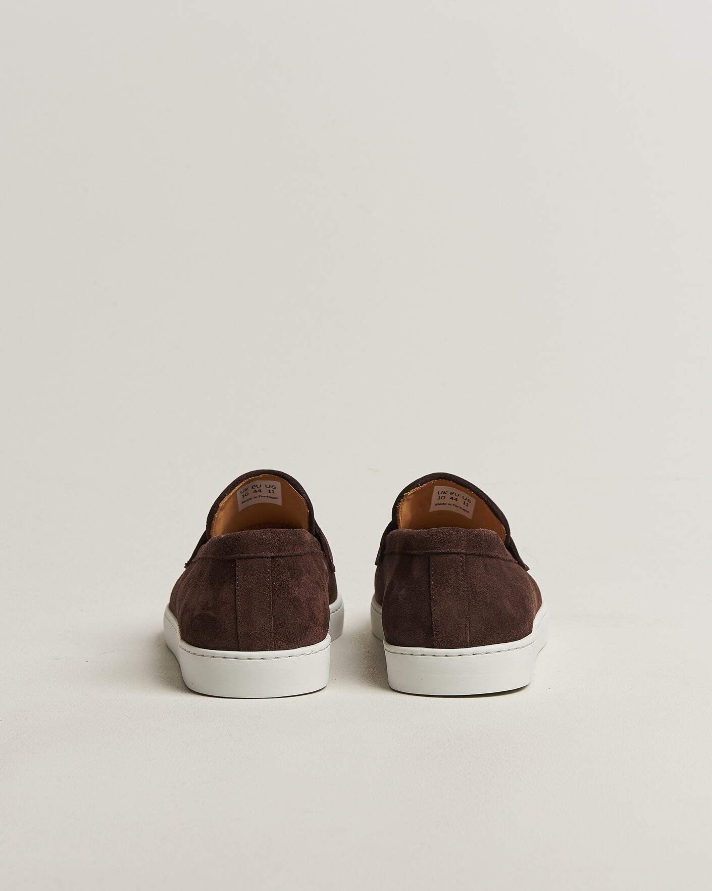 Heren | Instappers | Fliteless | Suede Penny Sneaker Dark Brown