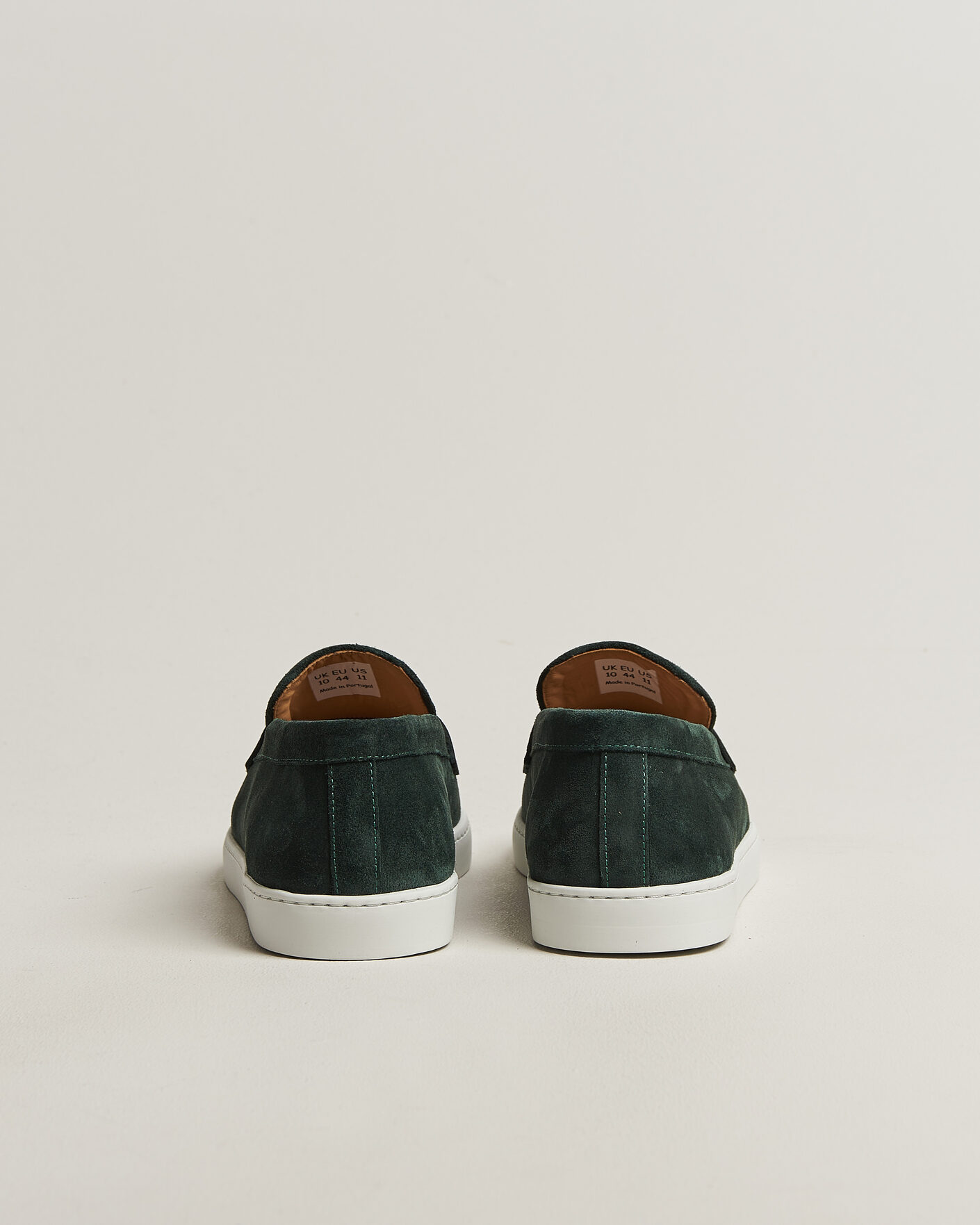 Heren | Instappers | Fliteless | Suede Penny Sneaker Green