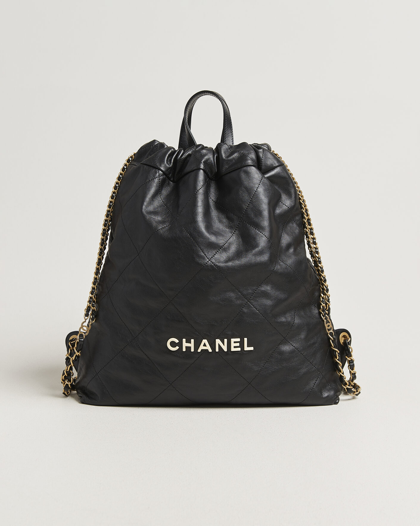 Homme | Pre-Owned & Vintage Bags | Chanel Pre-Owned | Chanel 22 Backpack Black