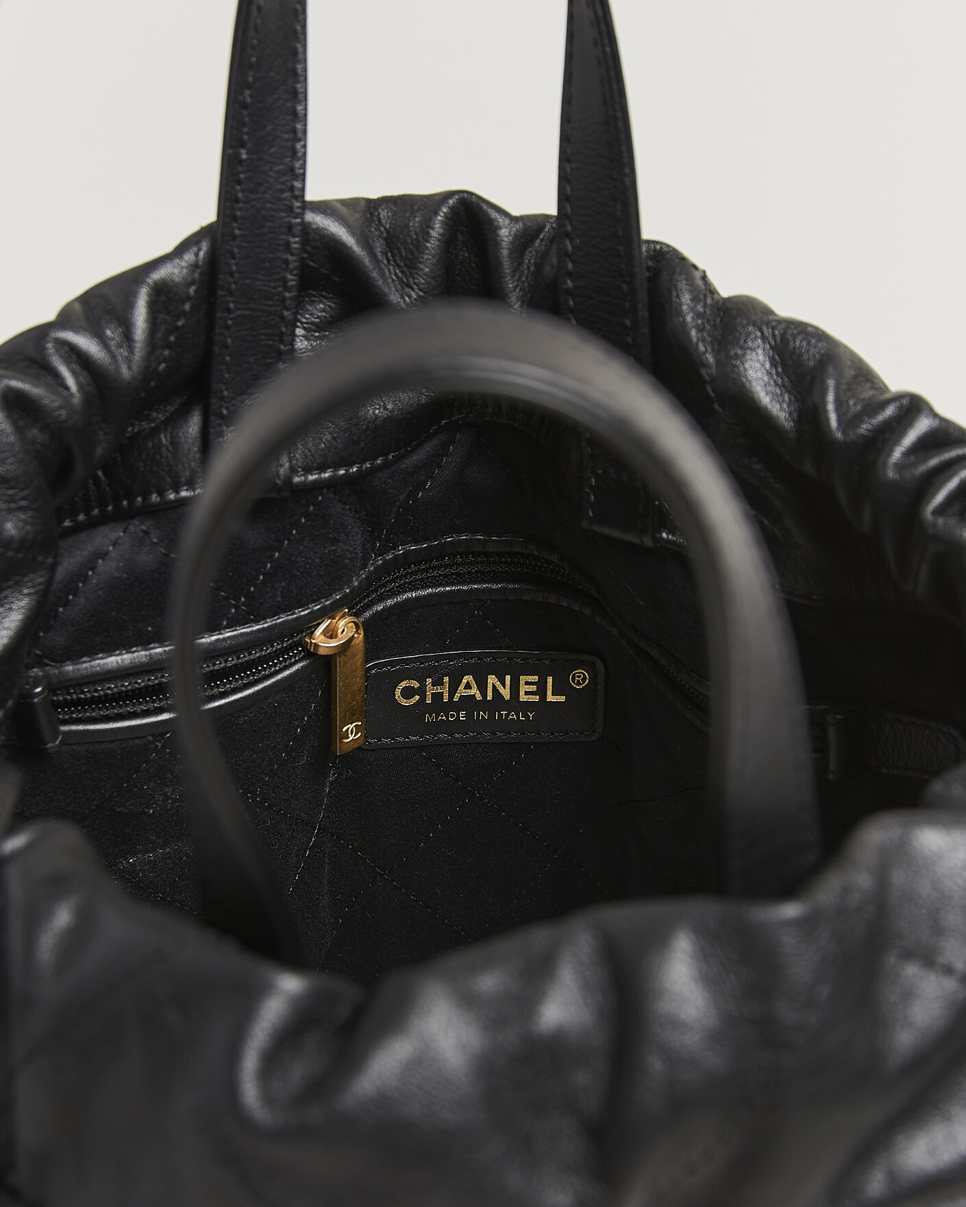 Homme | Pre-Owned & Vintage Bags | Chanel Pre-Owned | Chanel 22 Backpack Black Black