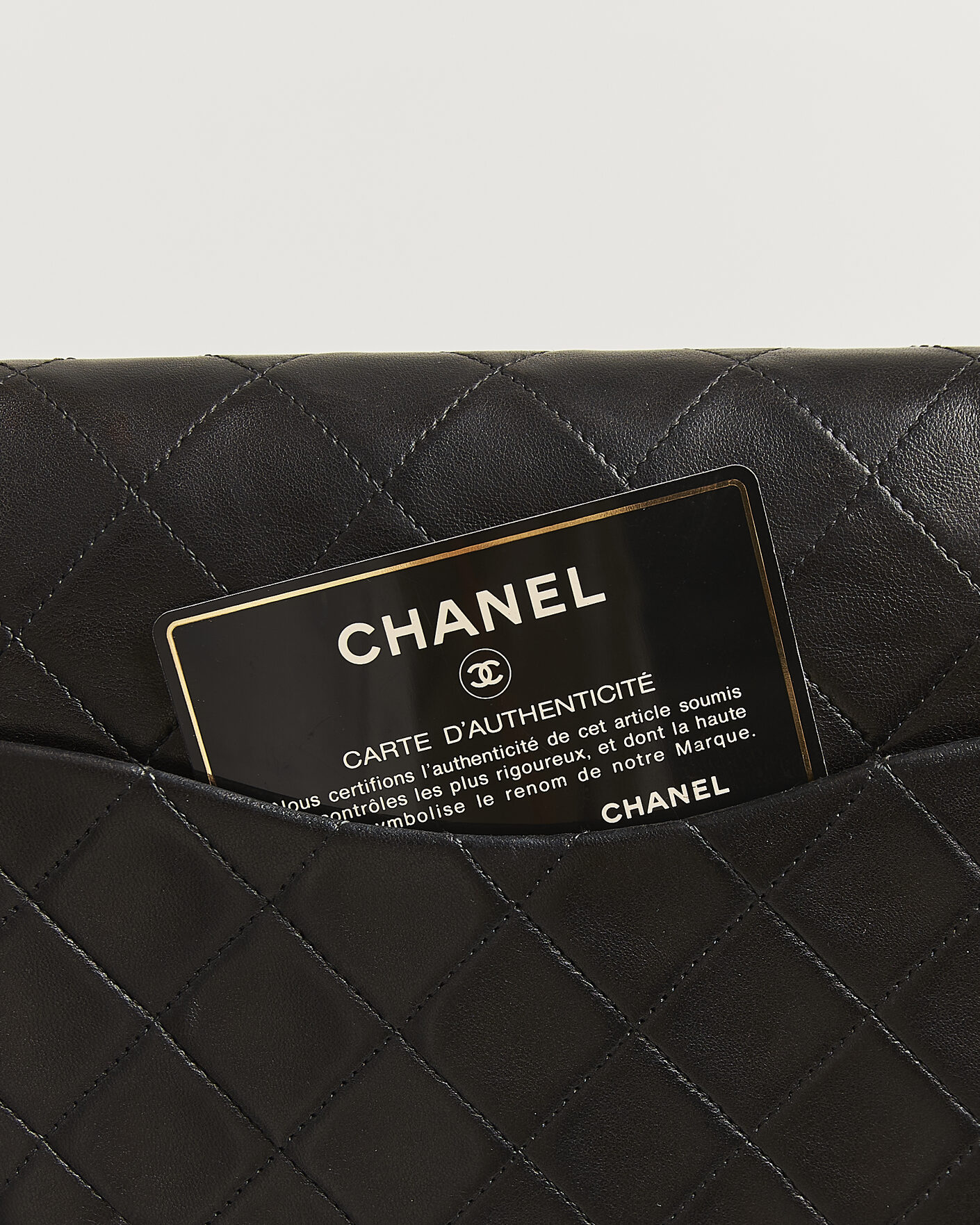 Homme | Pre-Owned & Vintage Bags | Chanel Pre-Owned | Classic Medium Double Flap Bag Black