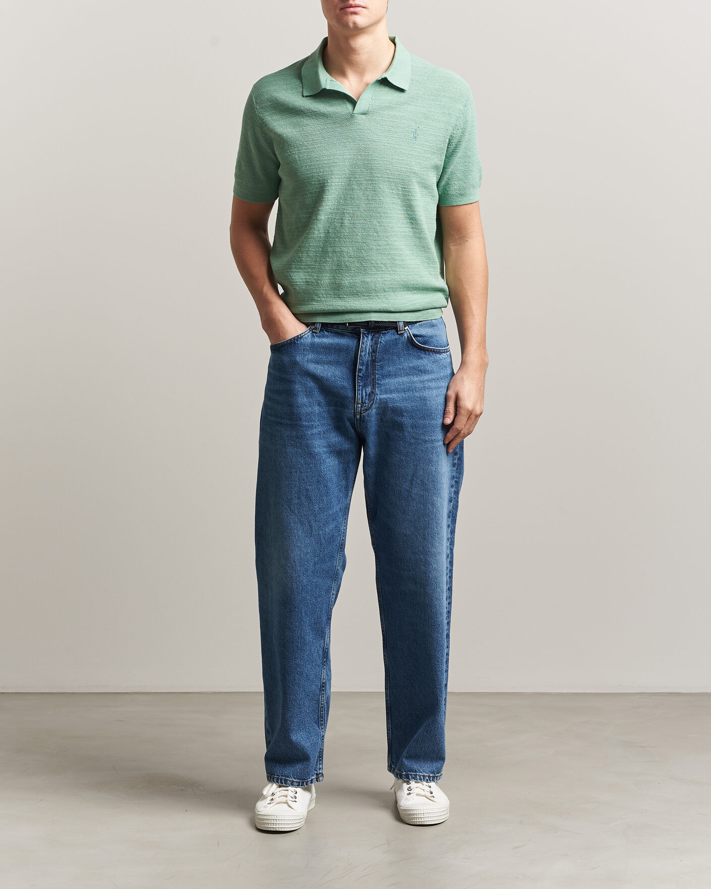 Homme | Polos | Polo Ralph Lauren | Cotton Blend Polo Faded Mint