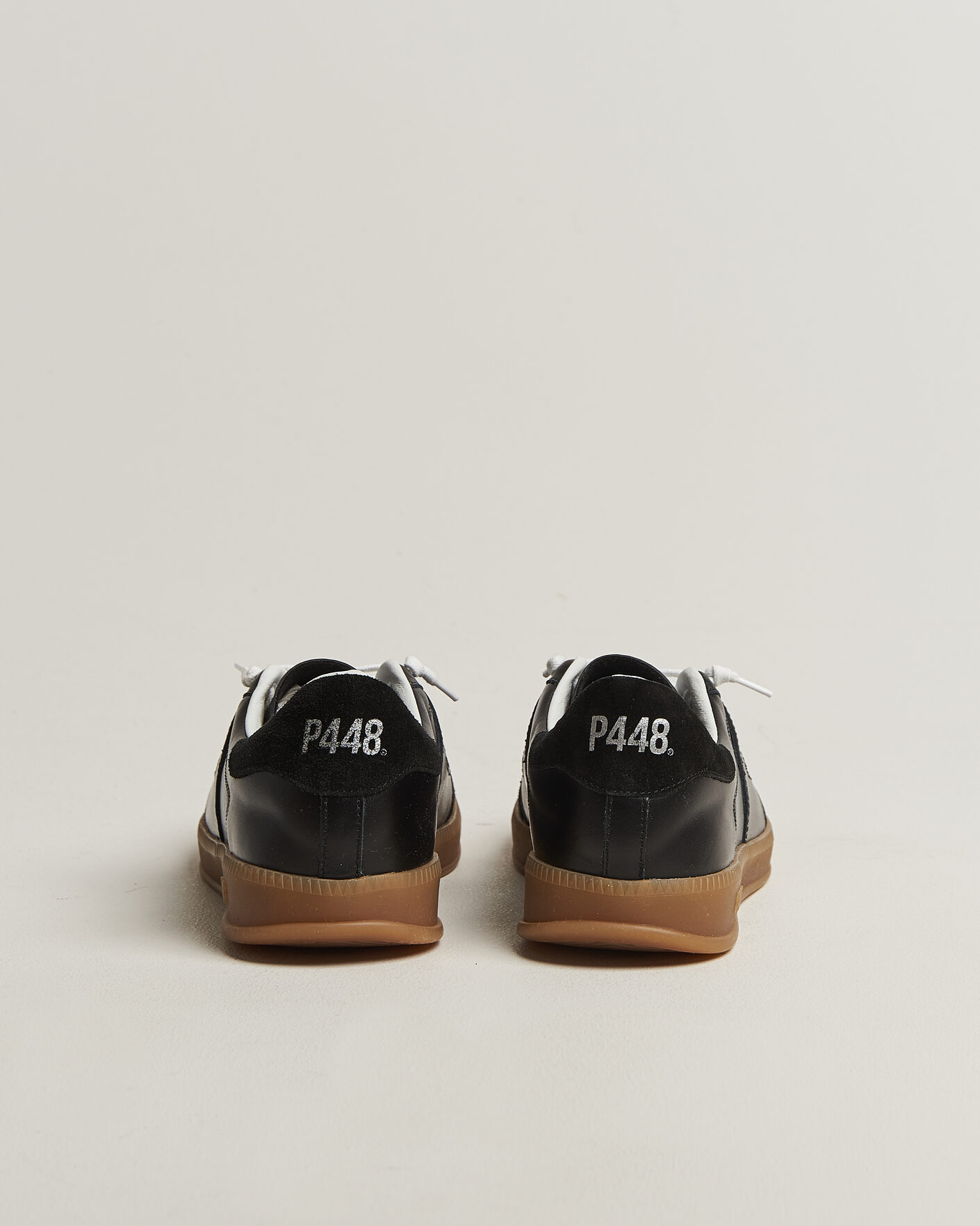 Heren | Sneakers | P448 | Monza Leather/Suede Sneaker Black