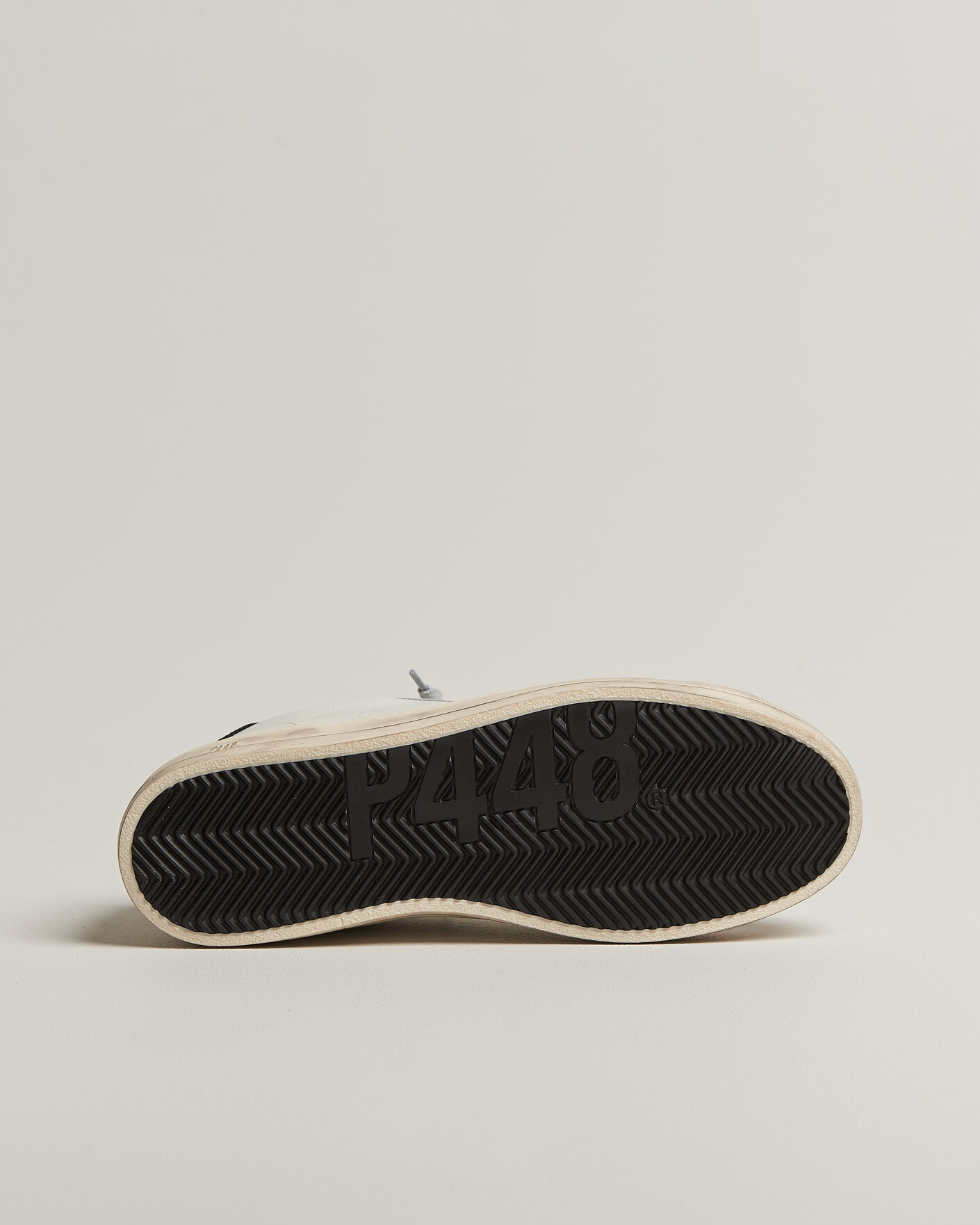 Homme | Baskets | P448 | John Leather Sneaker White/Olive