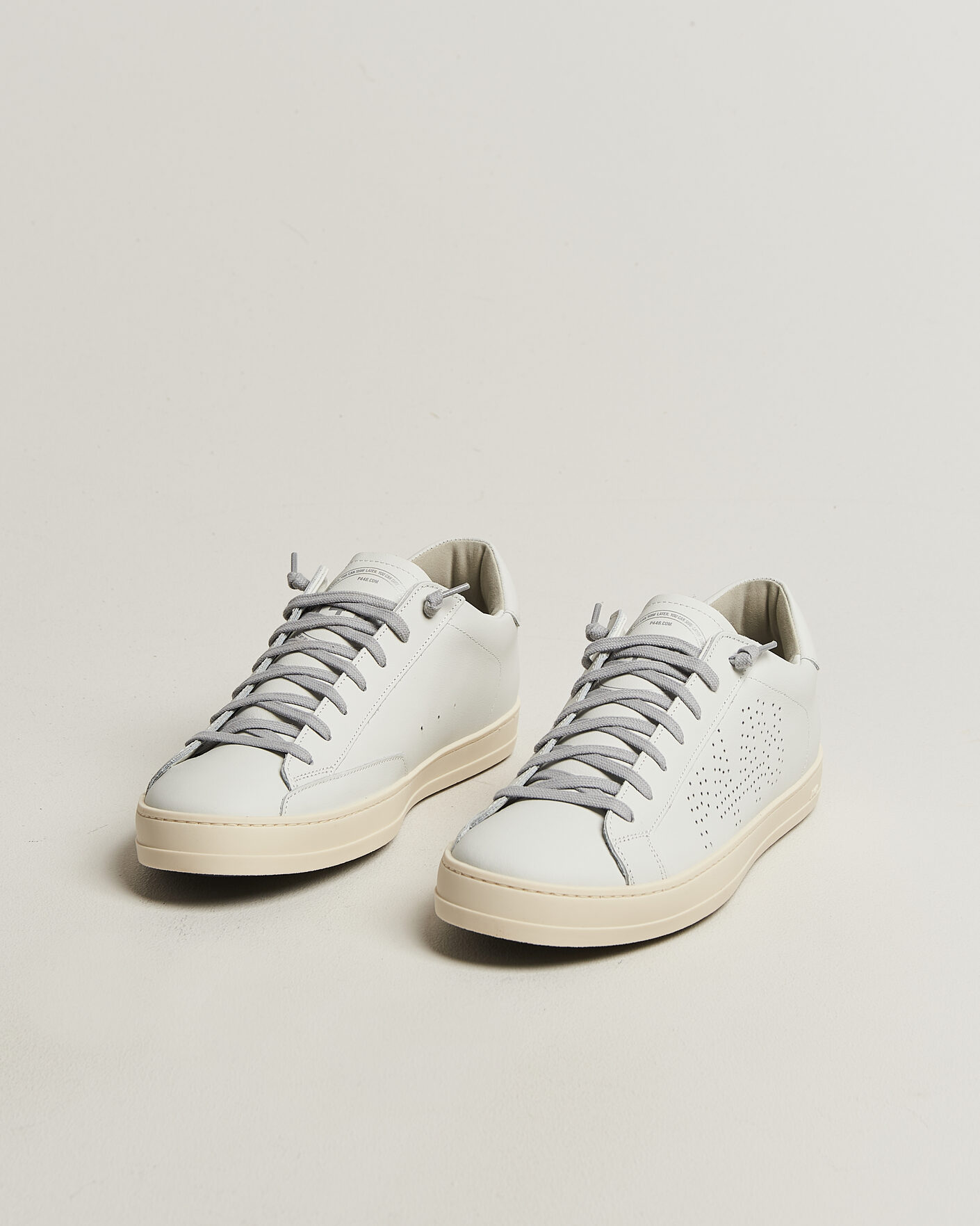 Homme | Baskets | P448 | John Leather Sneaker White