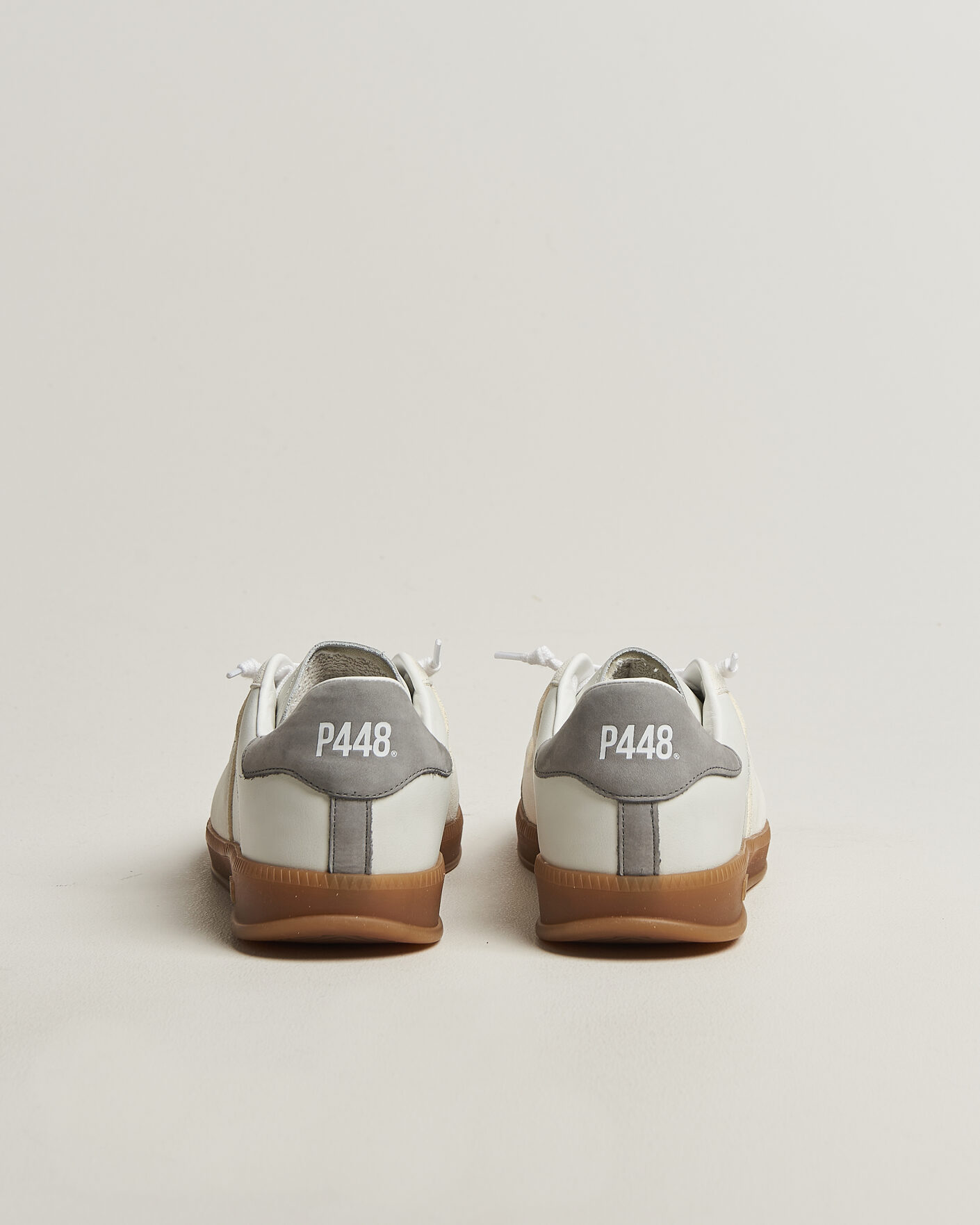 Heren | Sneakers | P448 | Monza Leather/Suede Sneaker White
