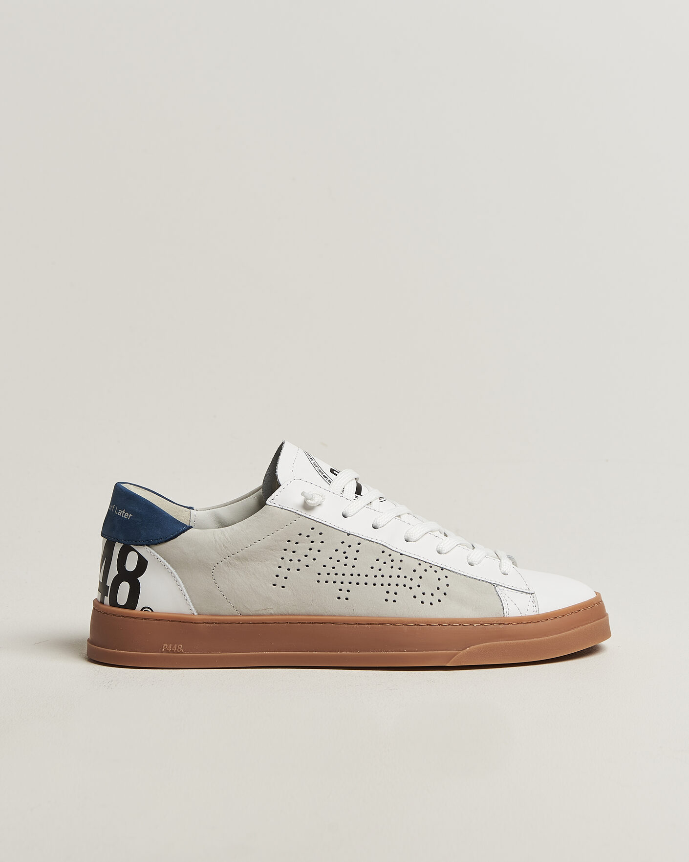 Homme | Baskets | P448 | Jack Leather Sneaker White/Navy