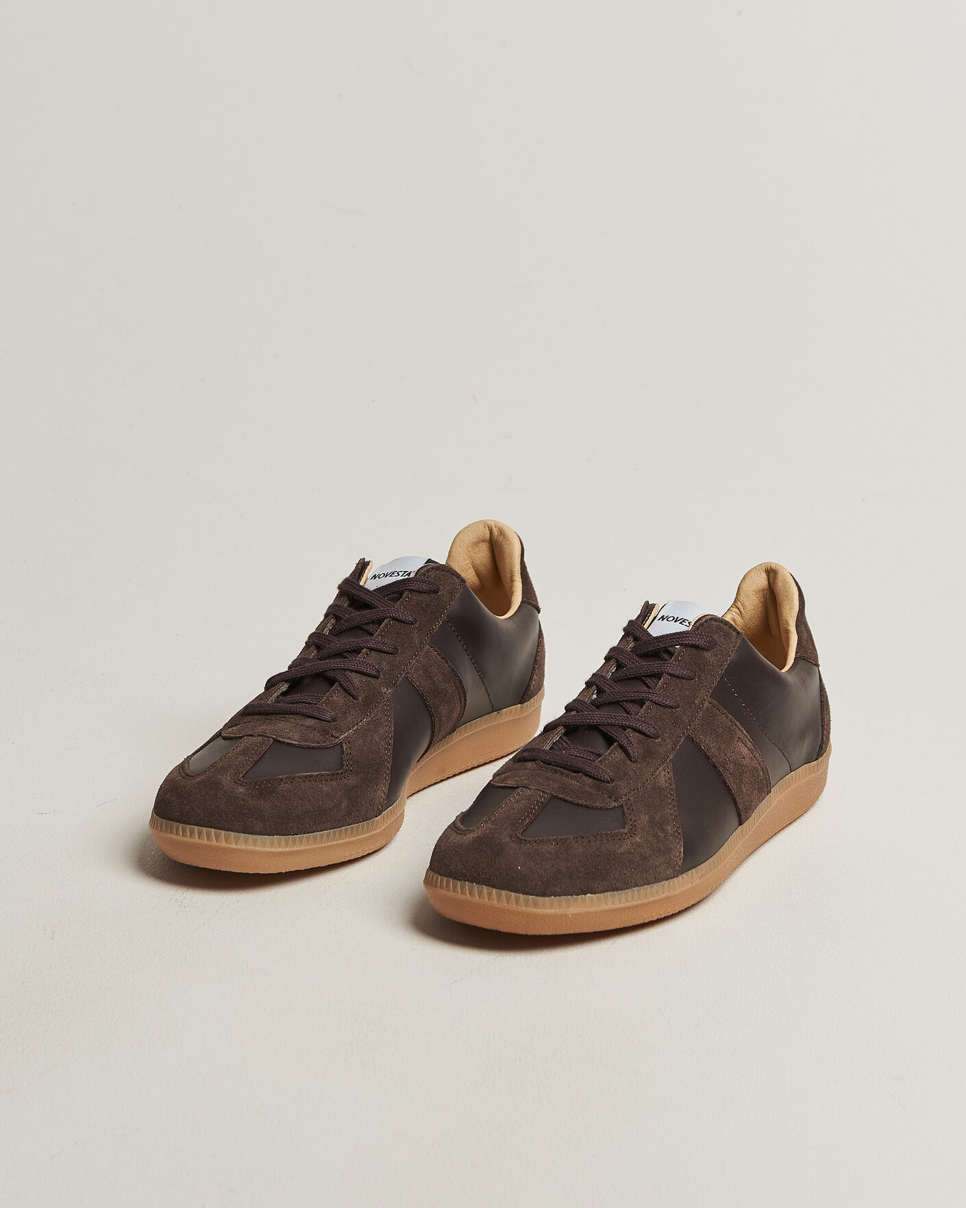 Heren | Sneakers | Novesta | German Army Trainer Dark Brown