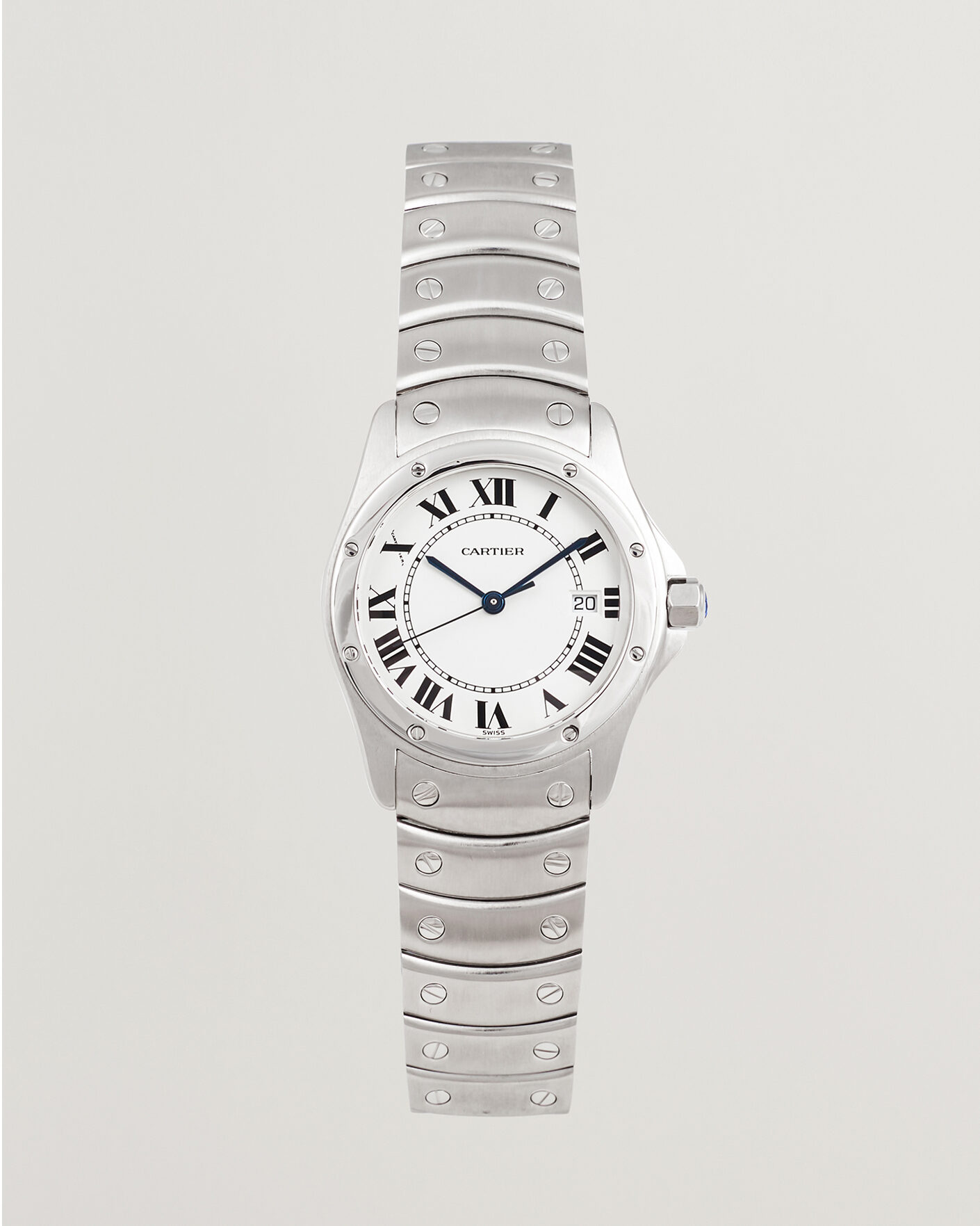 Heren | Pre-Owned & Vintage Watches | Cartier Pre-Owned | Santos Ronde  