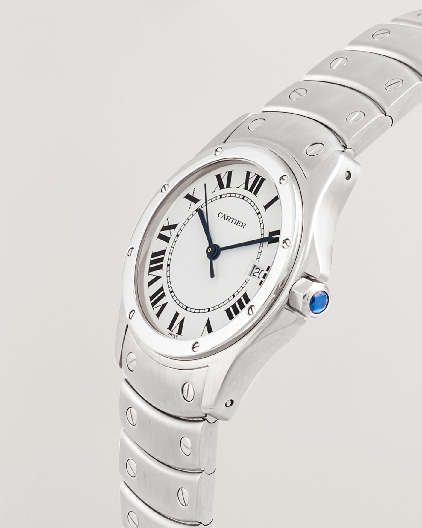 Homme | Cartier Pre-Owned Santos Ronde | Cartier Pre-Owned | Santos Ronde