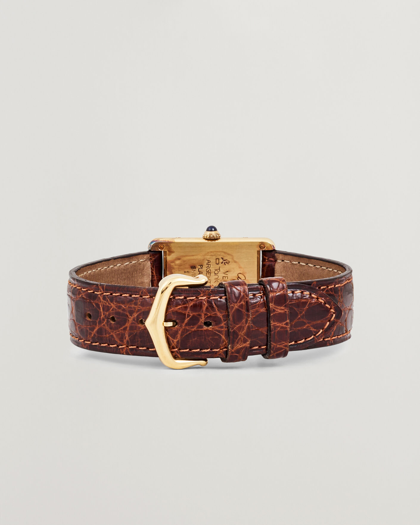 Heren | Pre-Owned & Vintage Watches | Cartier Pre-Owned | Tank Vermeil 