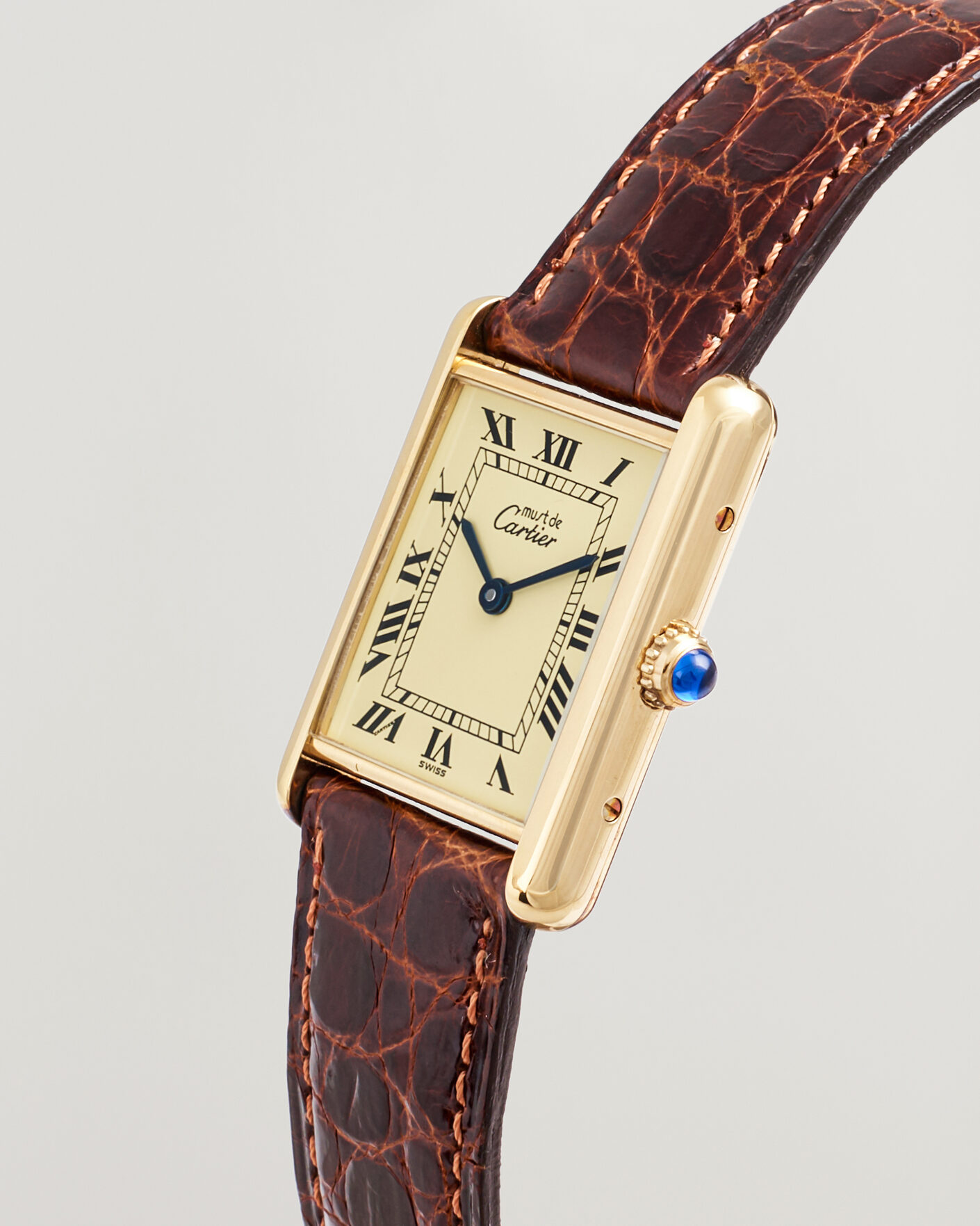 Heren | Pre-Owned & Vintage Watches | Cartier Pre-Owned | Tank Vermeil 